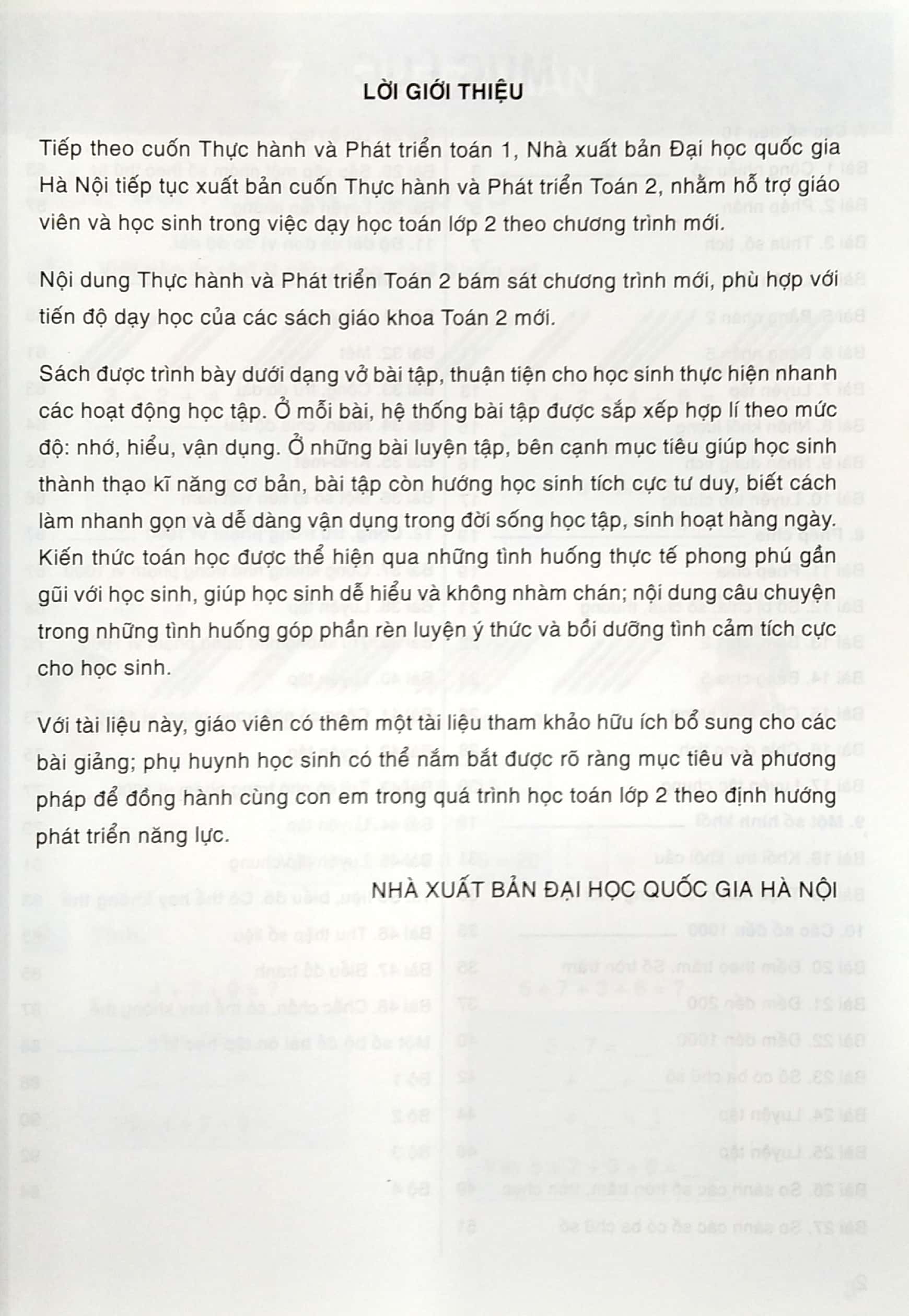 bộ thực hành và phát triển toán 2 - tập 2