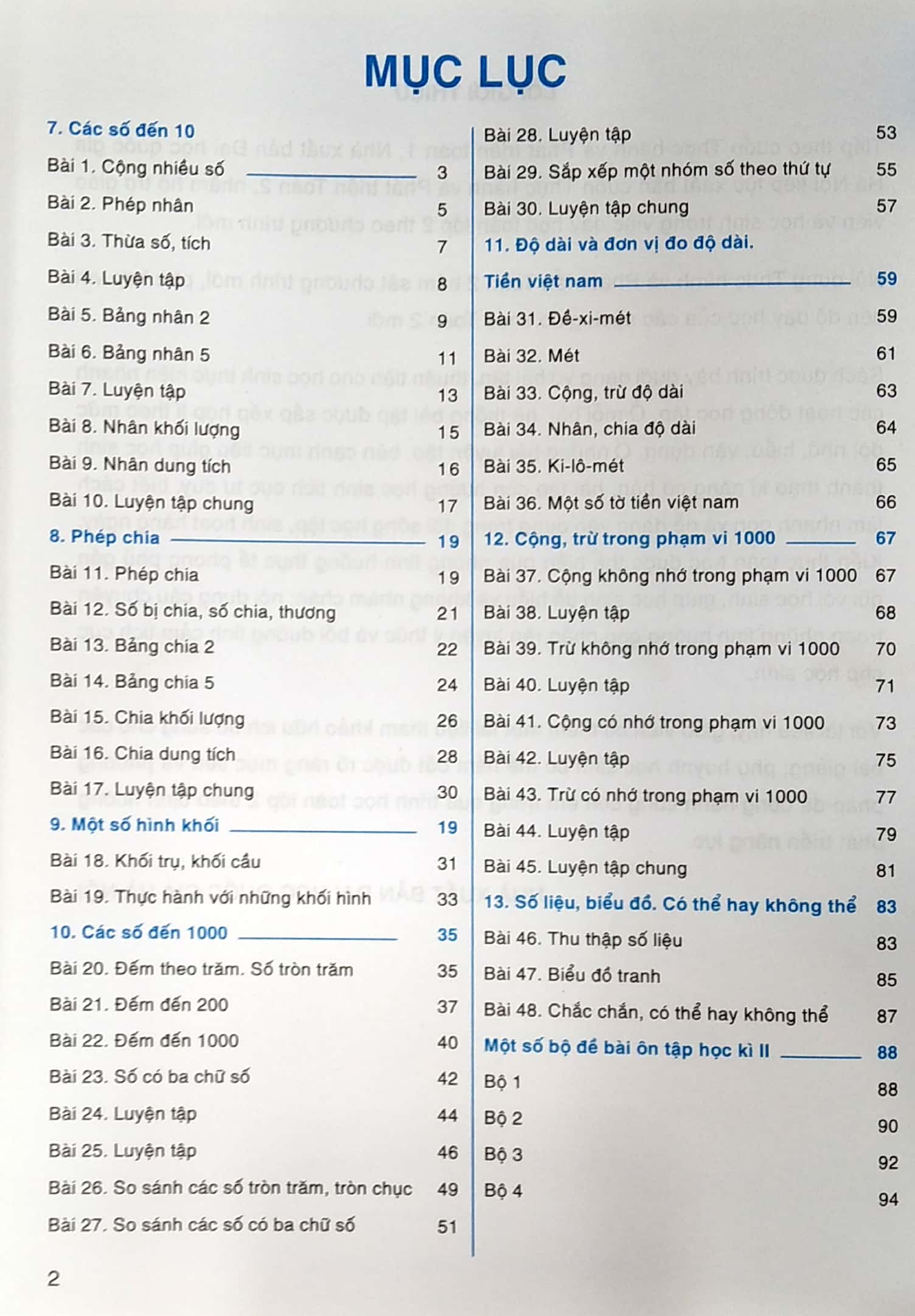 bộ thực hành và phát triển toán 2 - tập 2