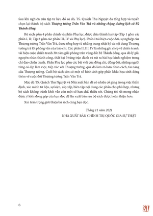 bộ thượng tướng trần văn trà và những chặng đường lịch sử b2 thành đồng - tập 1