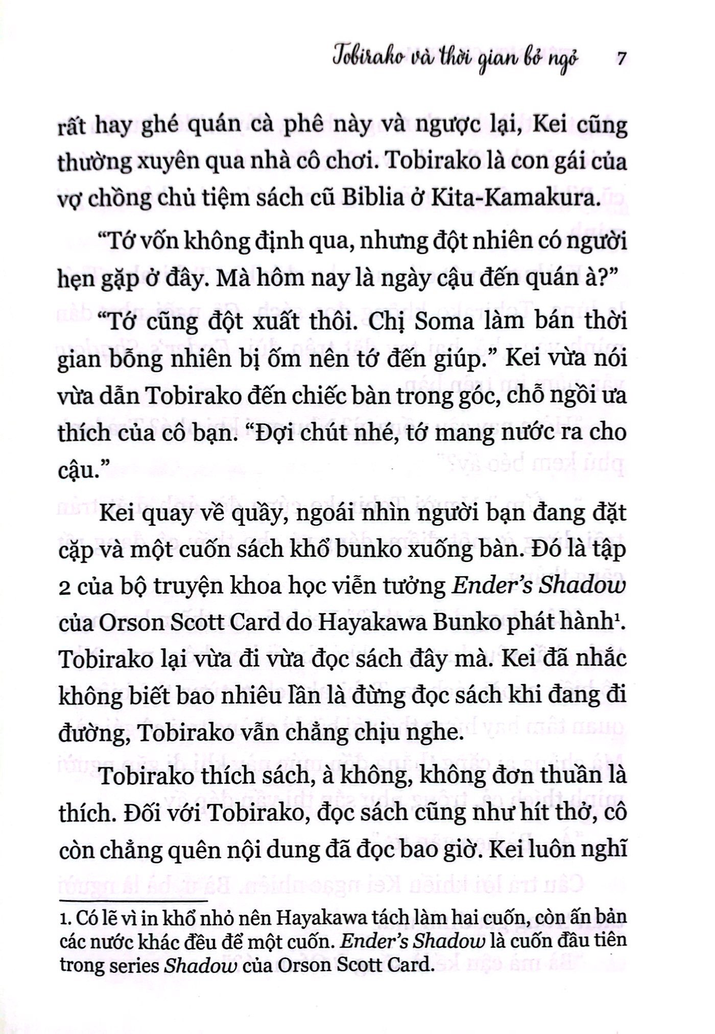 bộ tiệm sách cũ biblia ii - tobirako và thời gian bỏ ngỏ - tặng kèm postcard pvc