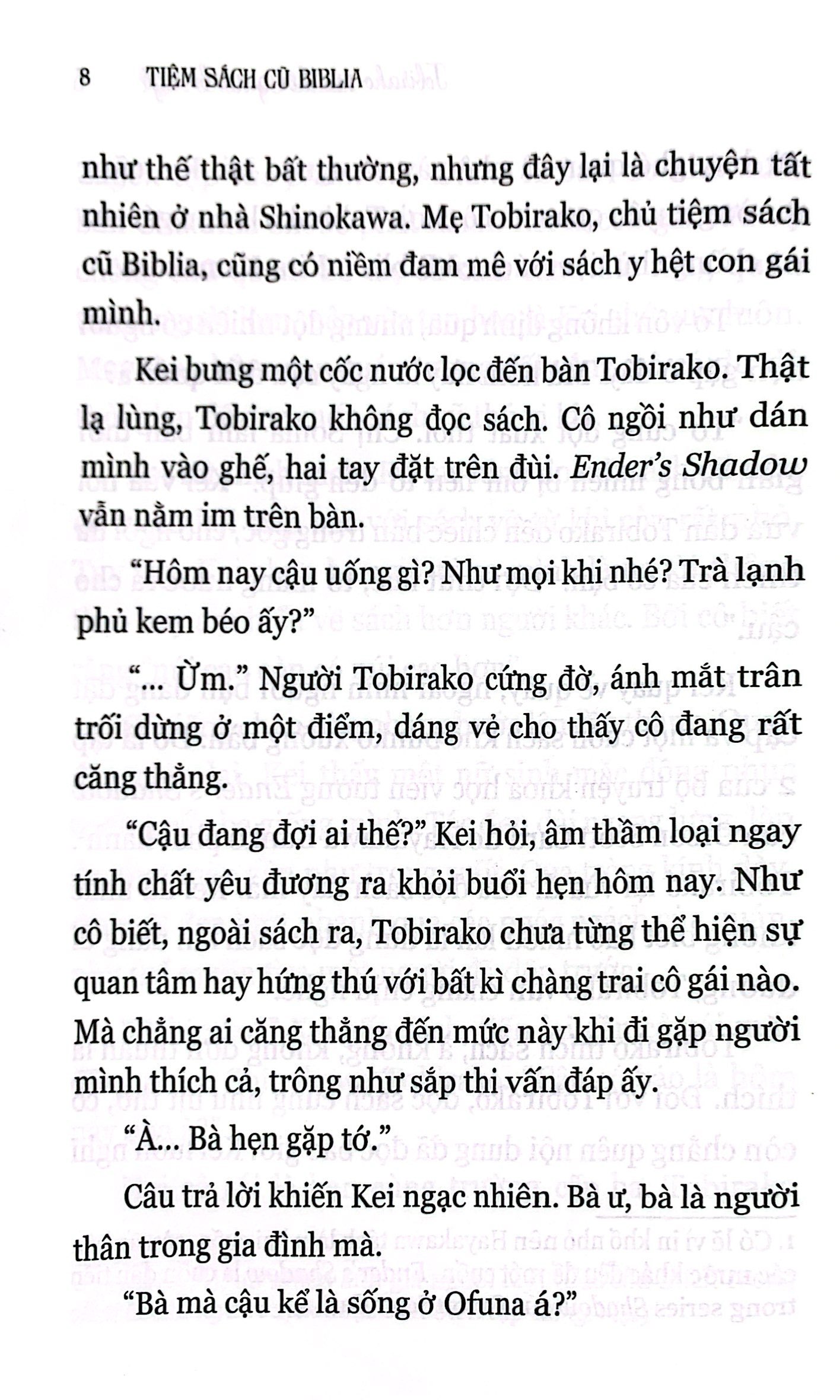 bộ tiệm sách cũ biblia ii - tobirako và thời gian bỏ ngỏ - tặng kèm postcard pvc