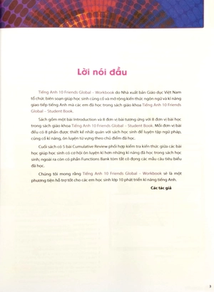 bộ tiếng anh 10 friends global - workbook (tái bản 2023)