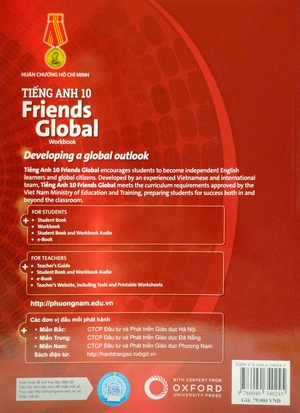 bộ tiếng anh 10 friends global - workbook (tái bản 2023)