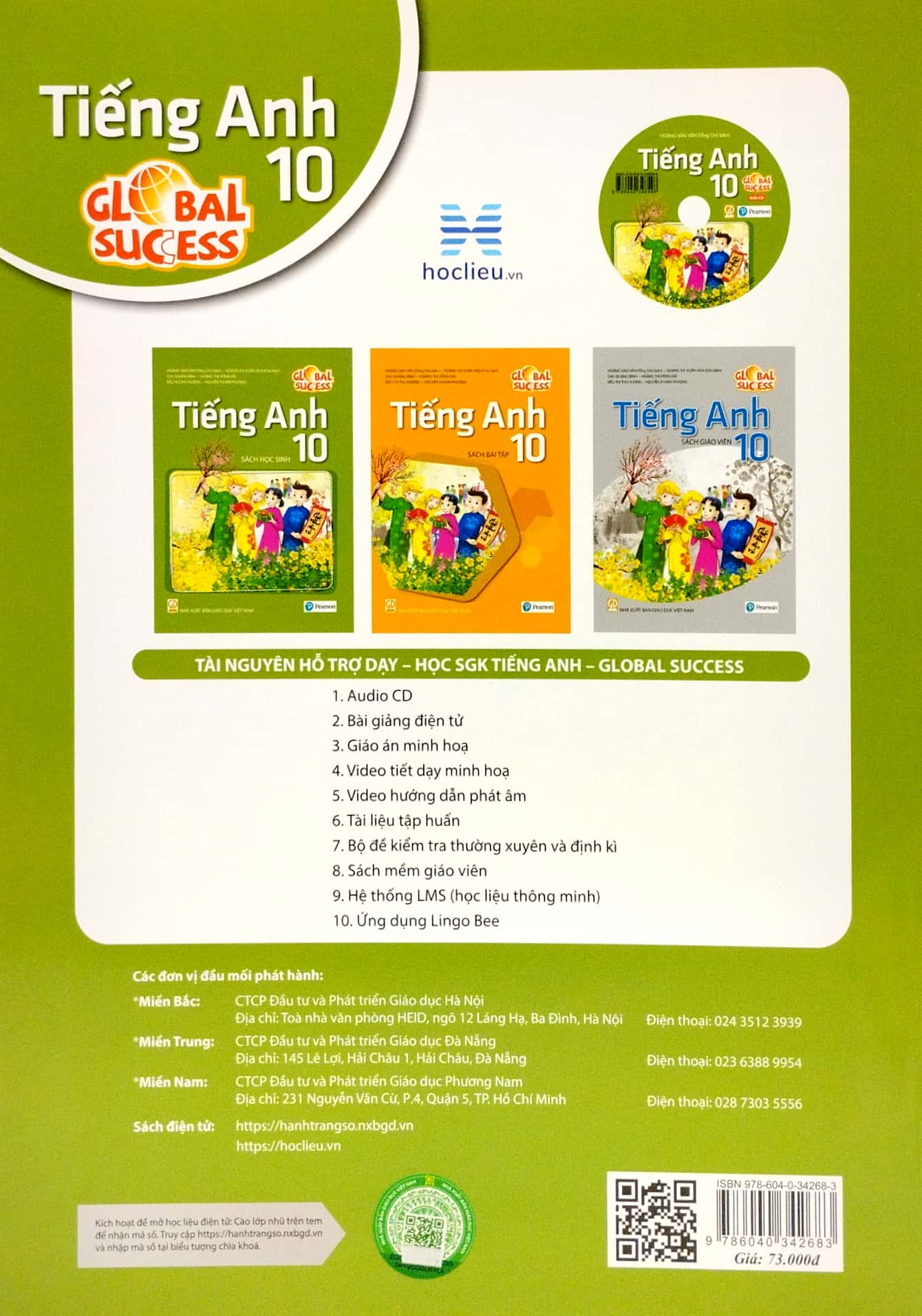 bộ tiếng anh 10 - global success - sách học sinh (2023)