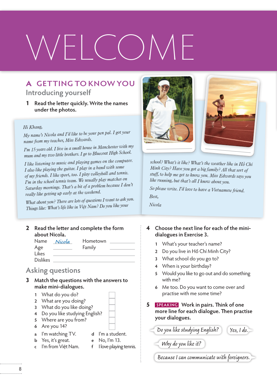 bộ tiếng anh 10 think - workbook