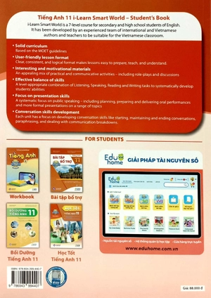 bộ tiếng anh 11 i-learn smart world - student's book (2023)