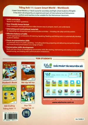 bộ tiếng anh 11 i-learn smart world - workbook