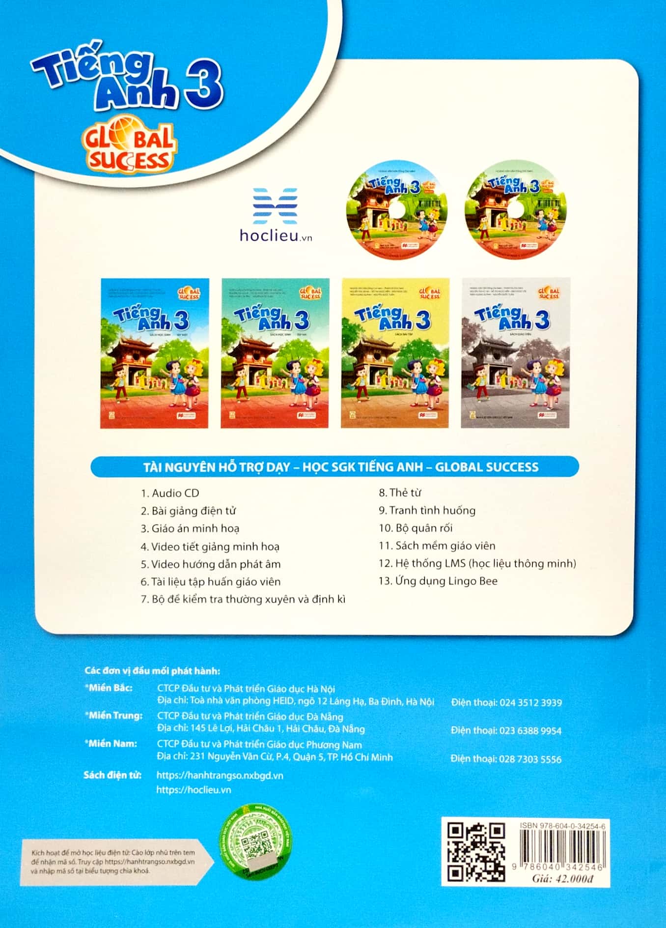 bộ tiếng anh 3 - global success - tập 1 - sách bài học (2023)