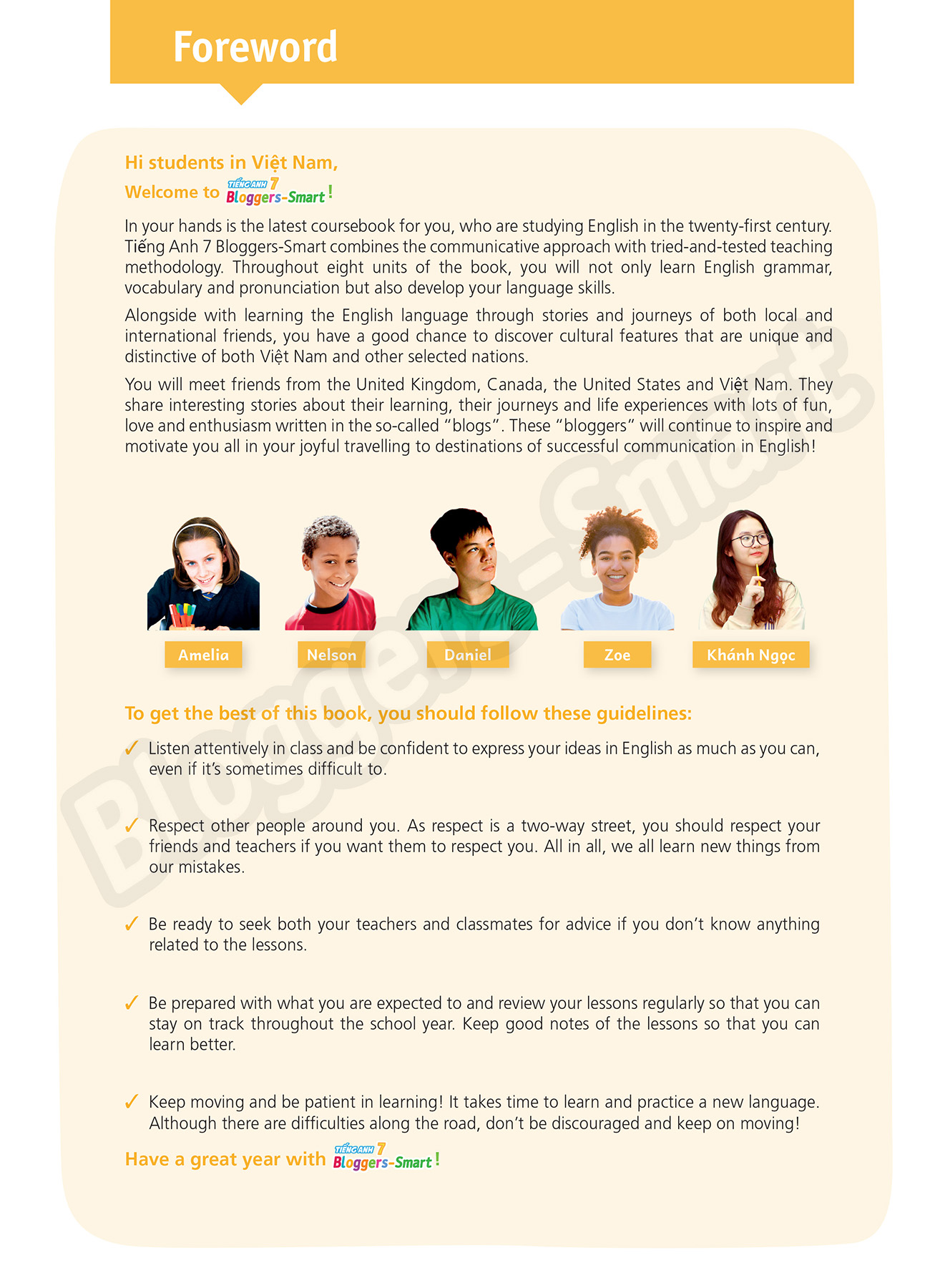 bộ tiếng anh 7 - bloggers - smart - student's book (2022)