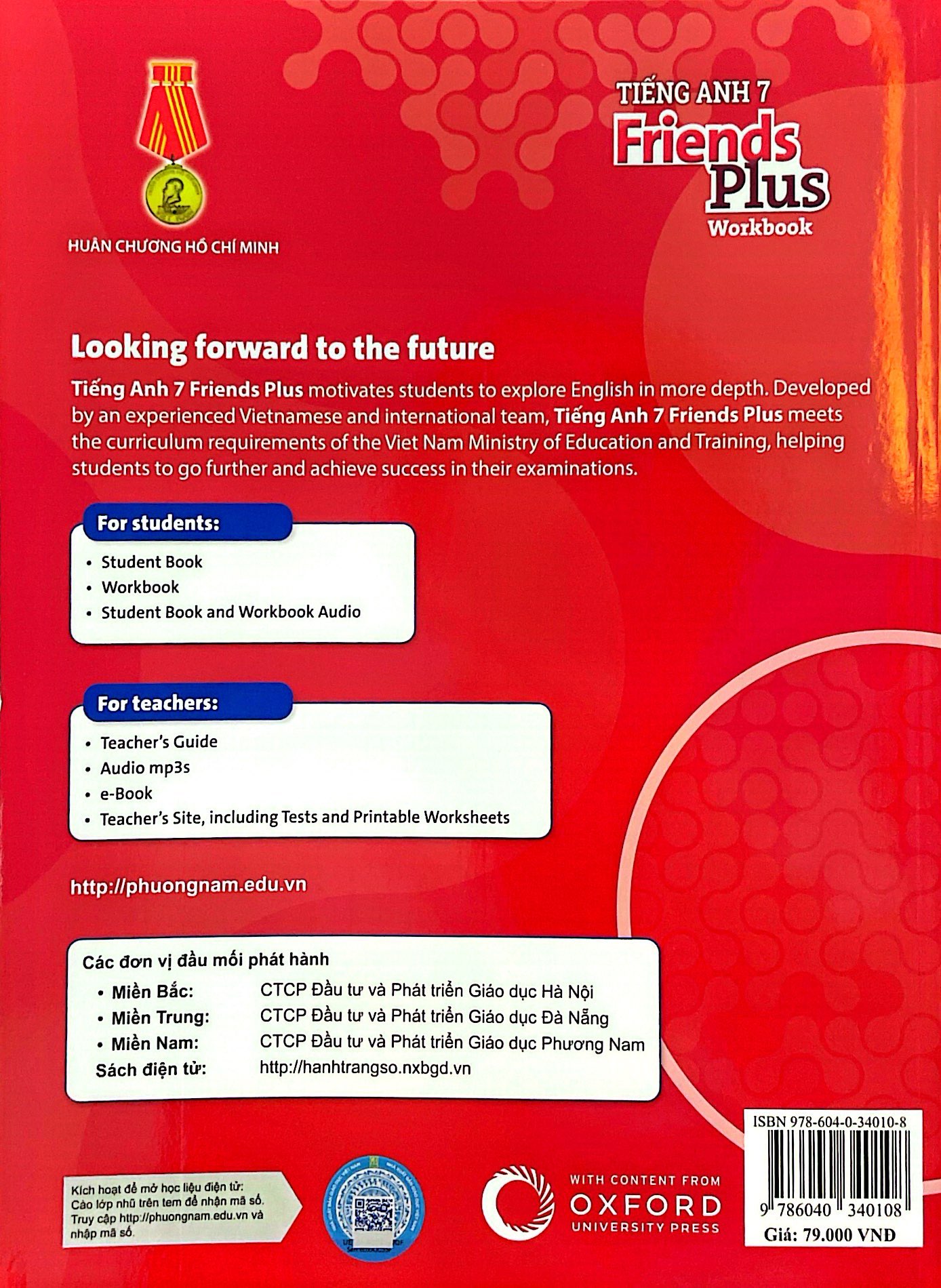 bộ tiếng anh 7 friends plus - workbook (2023)