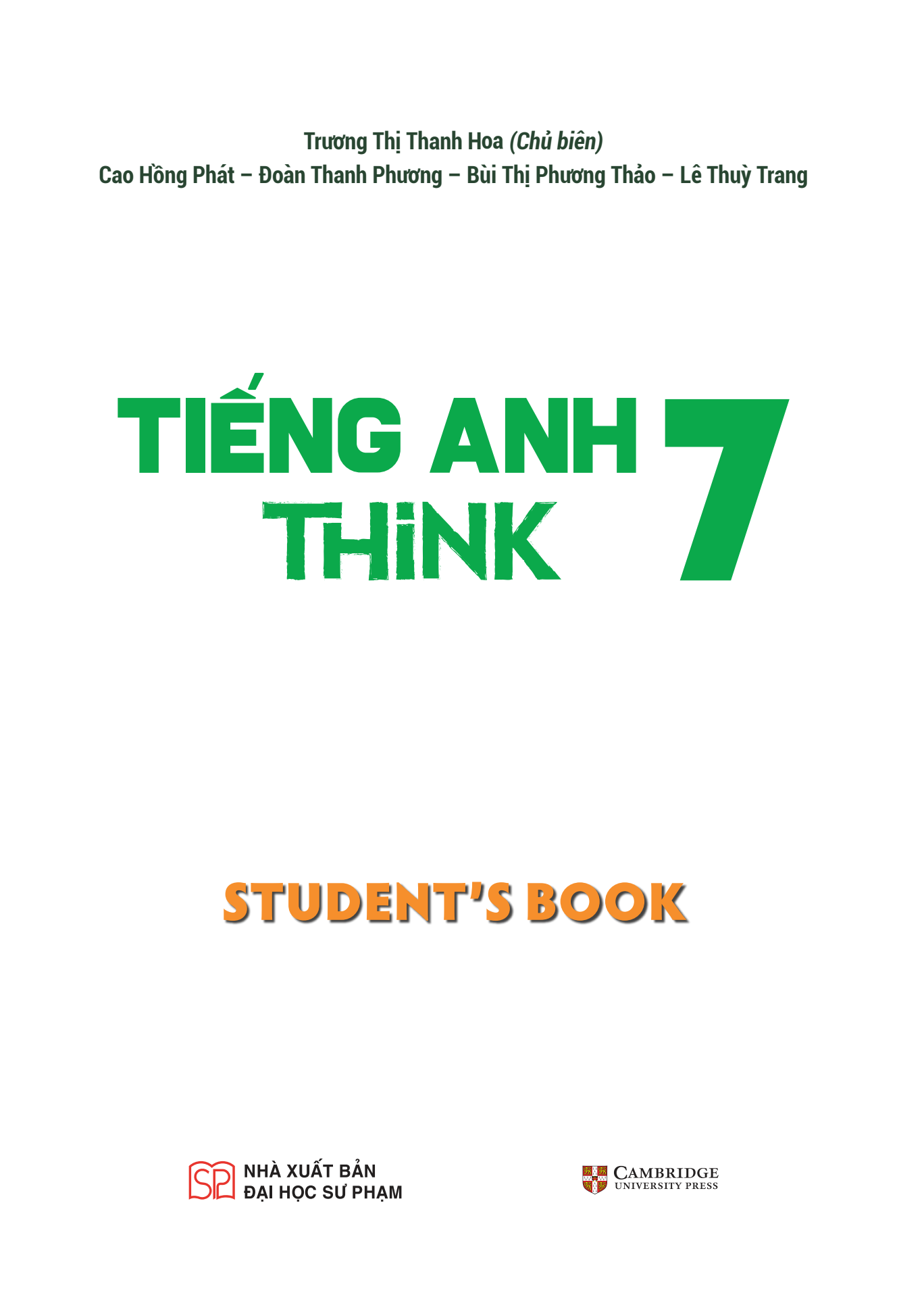 bộ tiếng anh 7 think - student's book