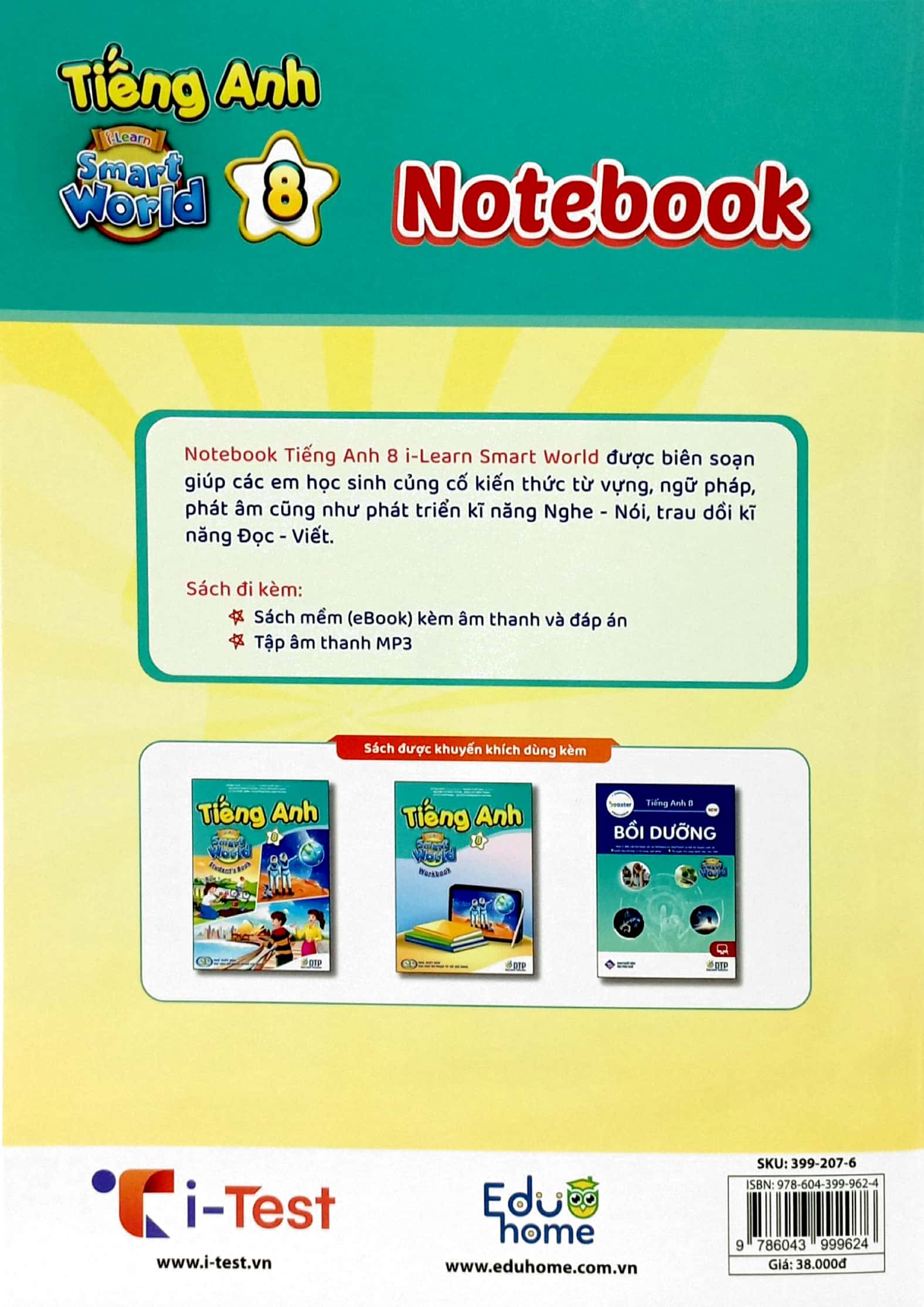 bộ tiếng anh 8 i-learn smart world - notebook (chuẩn)