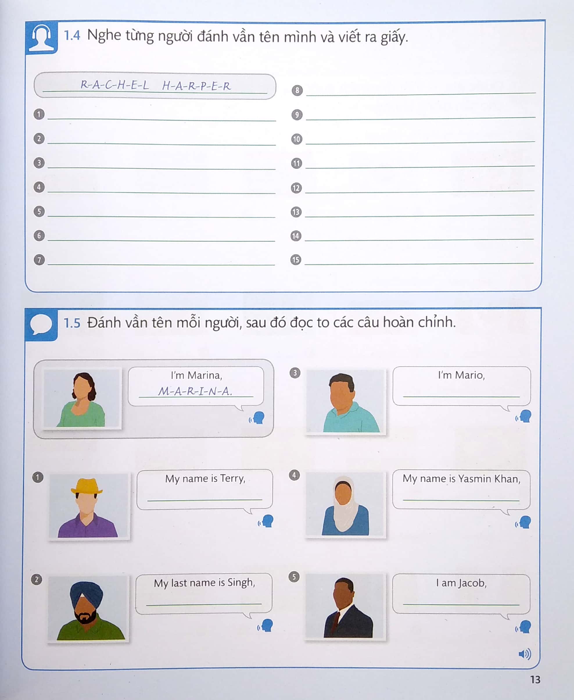 bộ tiếng anh cho mọi người - english for everyone - level 1 beginner - practice book