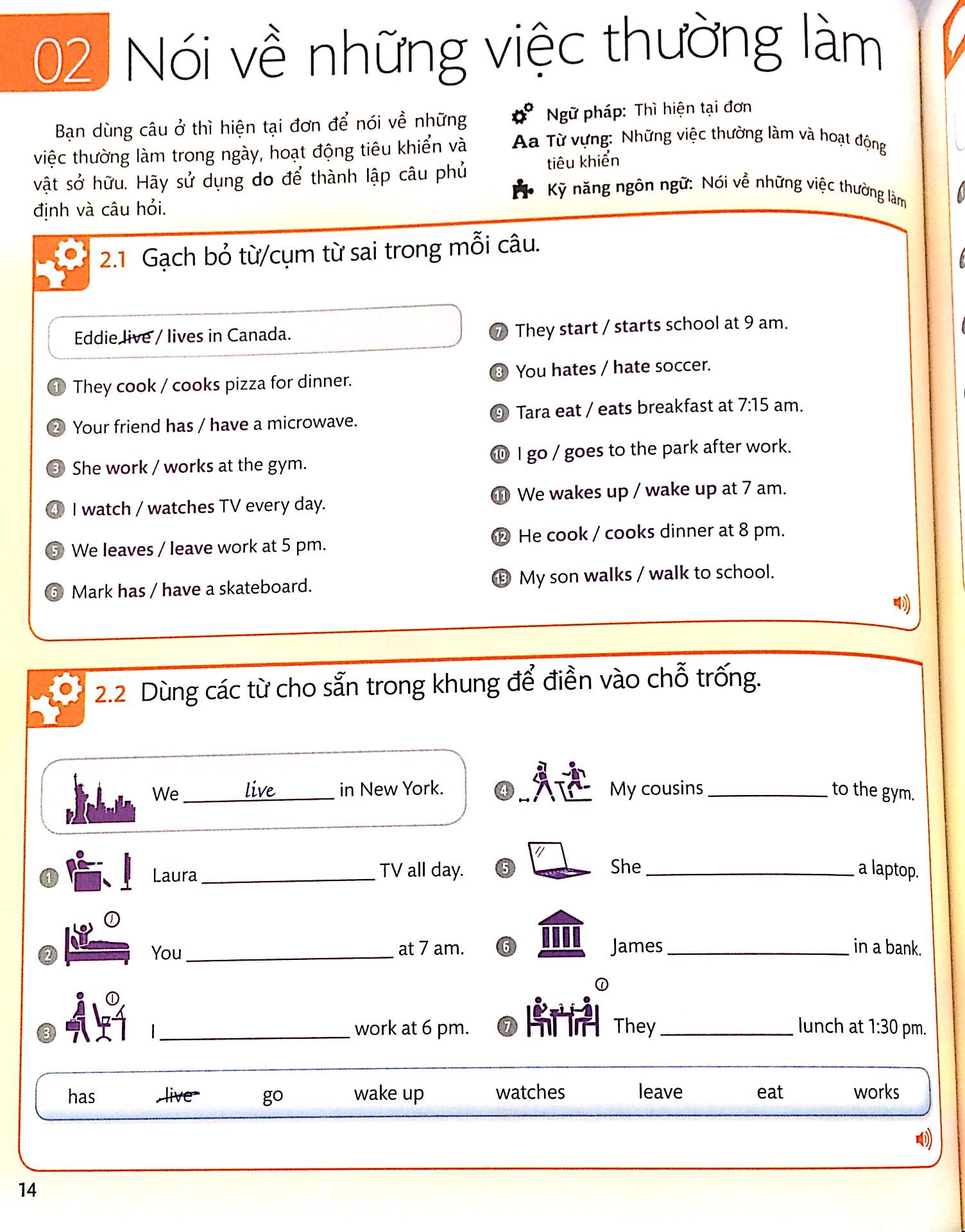 bộ tiếng anh cho mọi người - english for everyone - level 2 beginner - practice book (kèm cd)