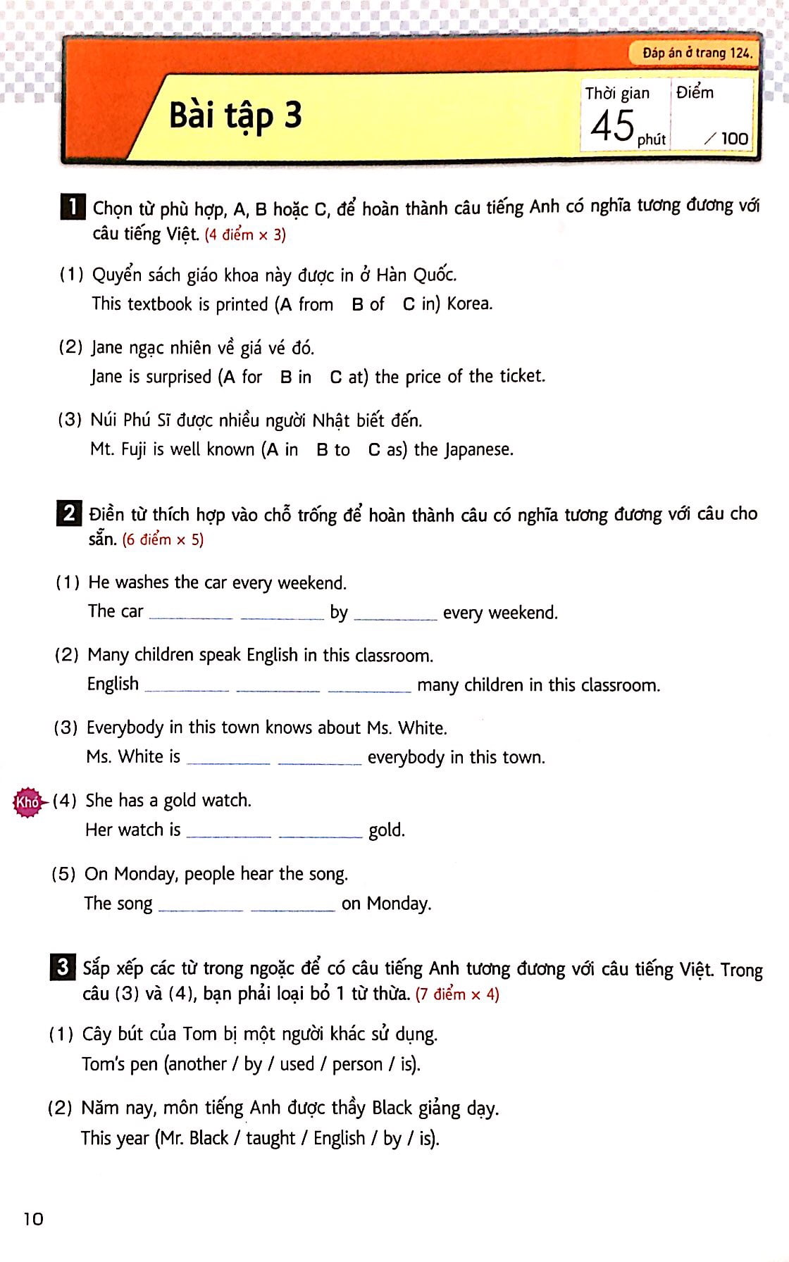 bộ tiếng anh dành cho học sinh trung học cơ sở - tập 3