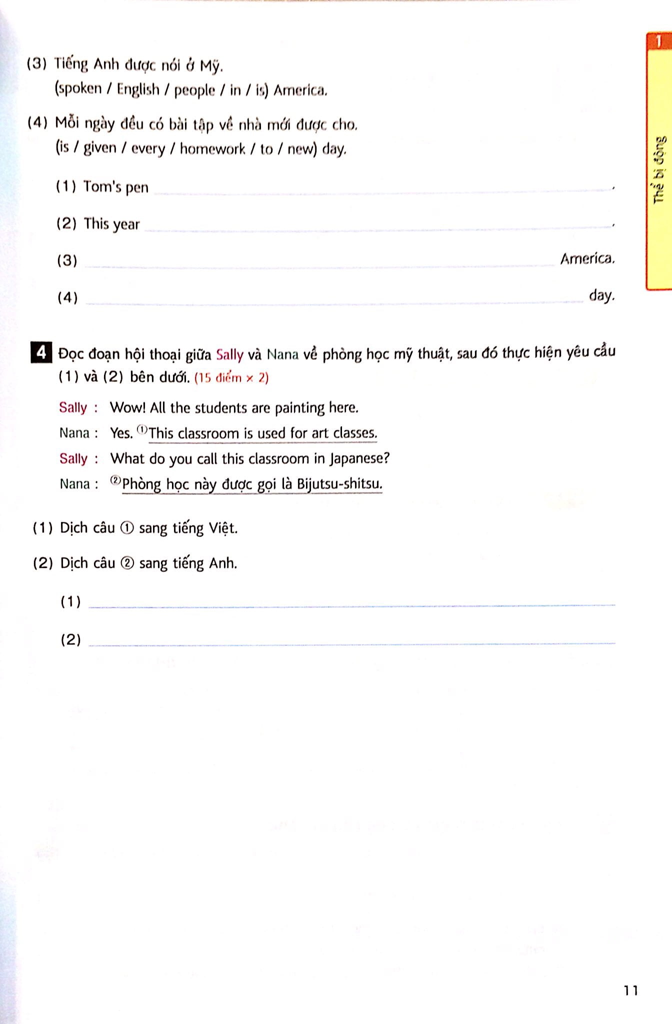 bộ tiếng anh dành cho học sinh trung học cơ sở - tập 3