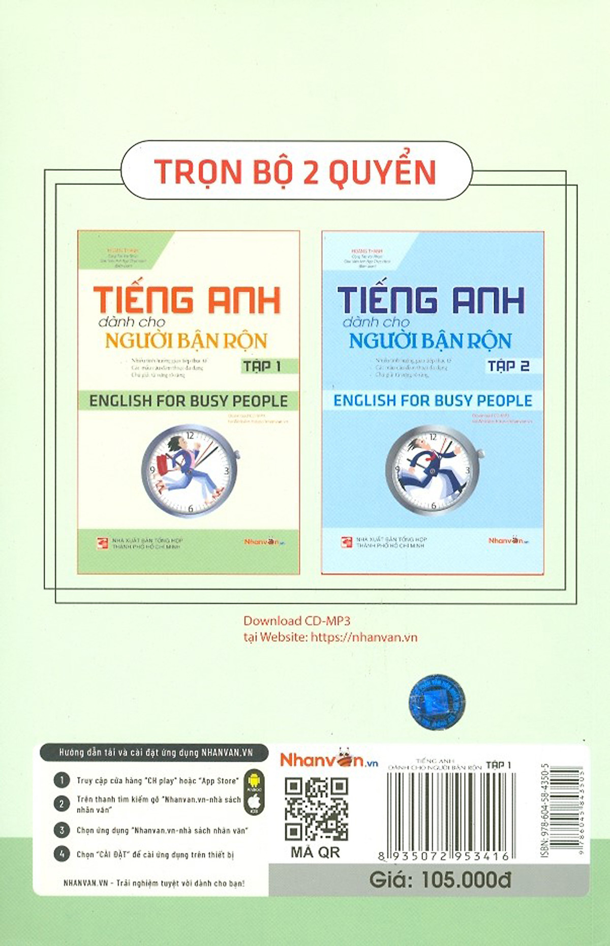 bộ tiếng anh dành cho người bận rộn - english for busy people - tập 1