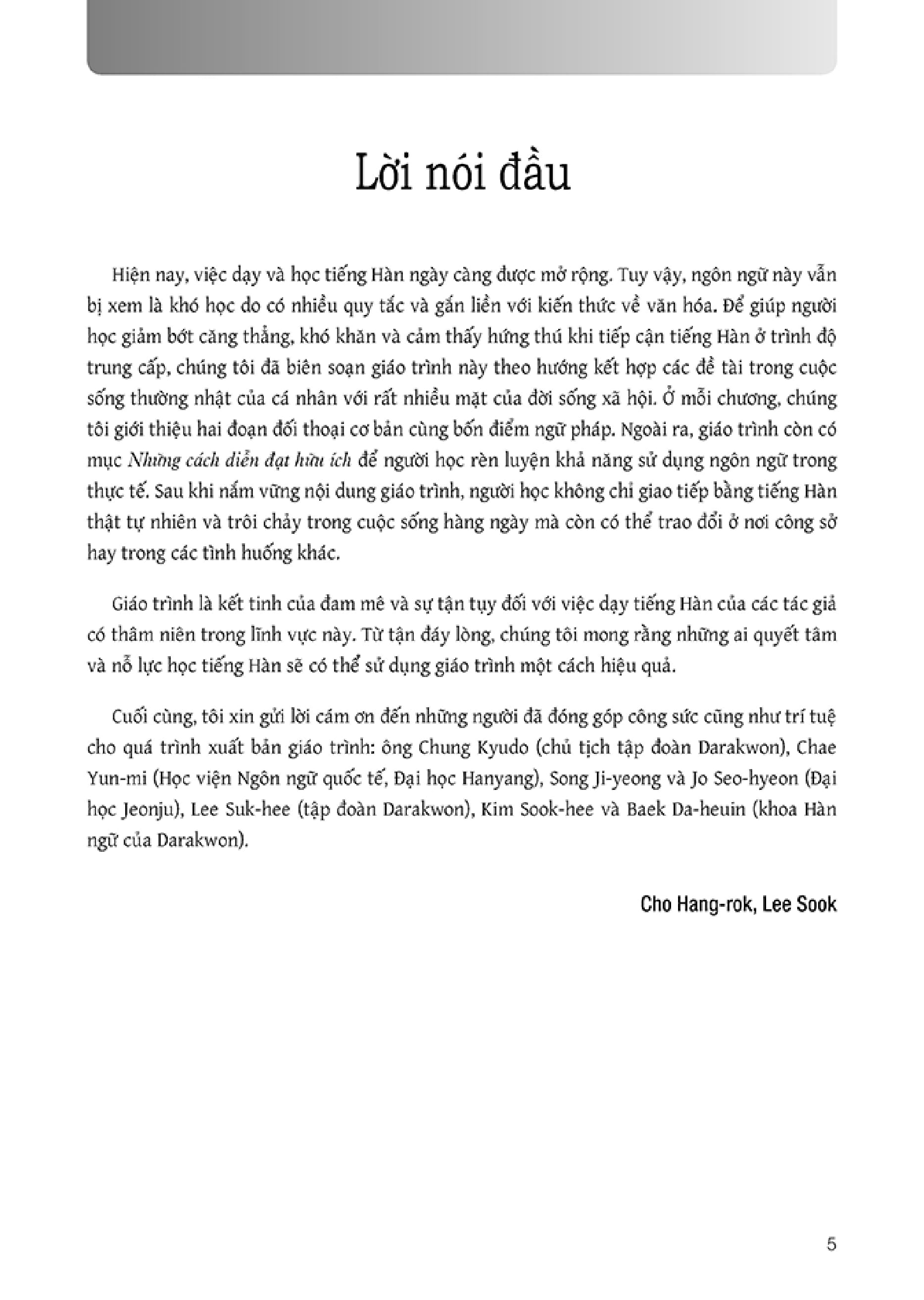 bộ tiếng hàn thực hành - trình độ trung cấp 3 - sách bài học (kèm cd)