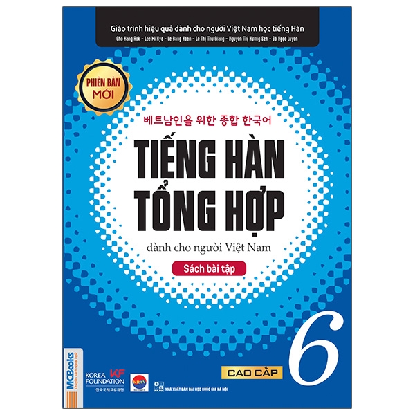 bộ tiếng hàn tổng hợp dành cho người việt nam - sách bài tập cao cấp 6