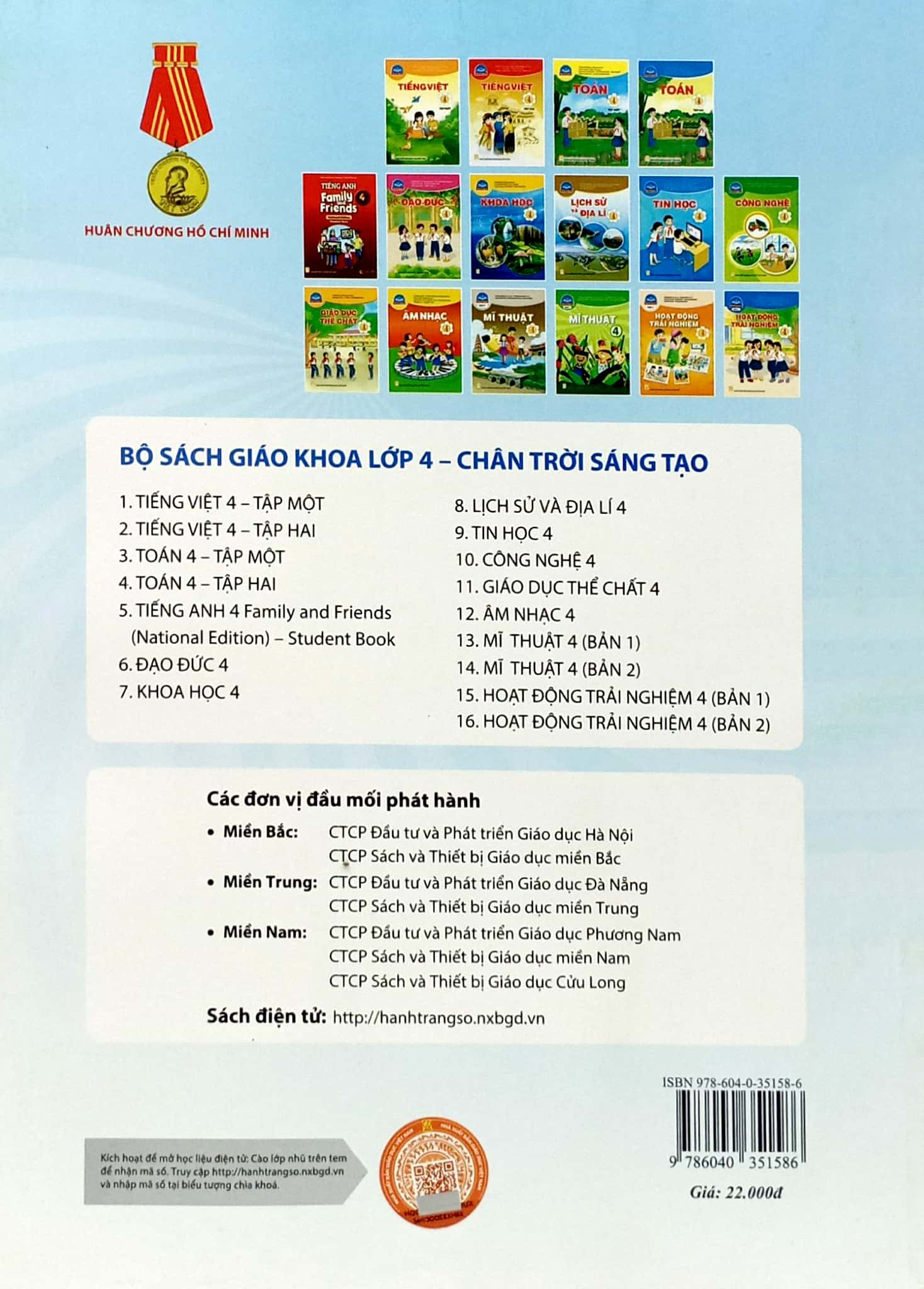 bộ tiếng việt 4 - tập 1 (chân trời sáng tạo) (chuẩn)