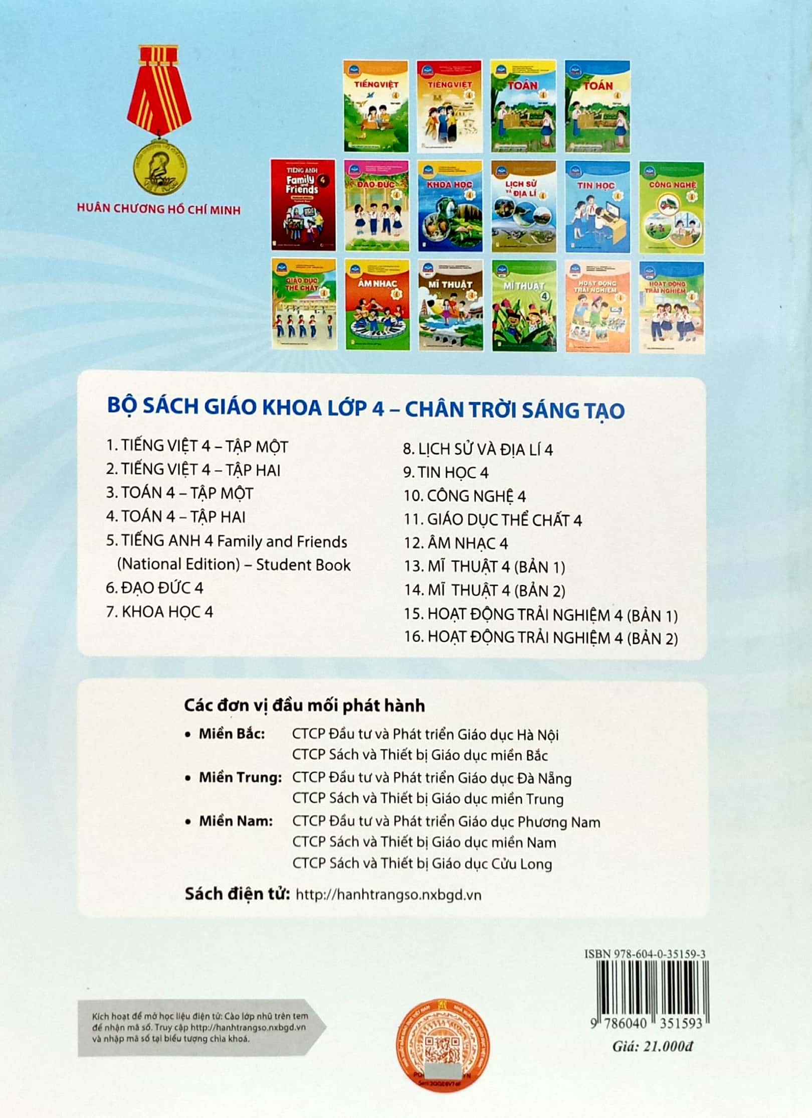 bộ tiếng việt 4 - tập 2 (chân trời sáng tạo) (chuẩn)