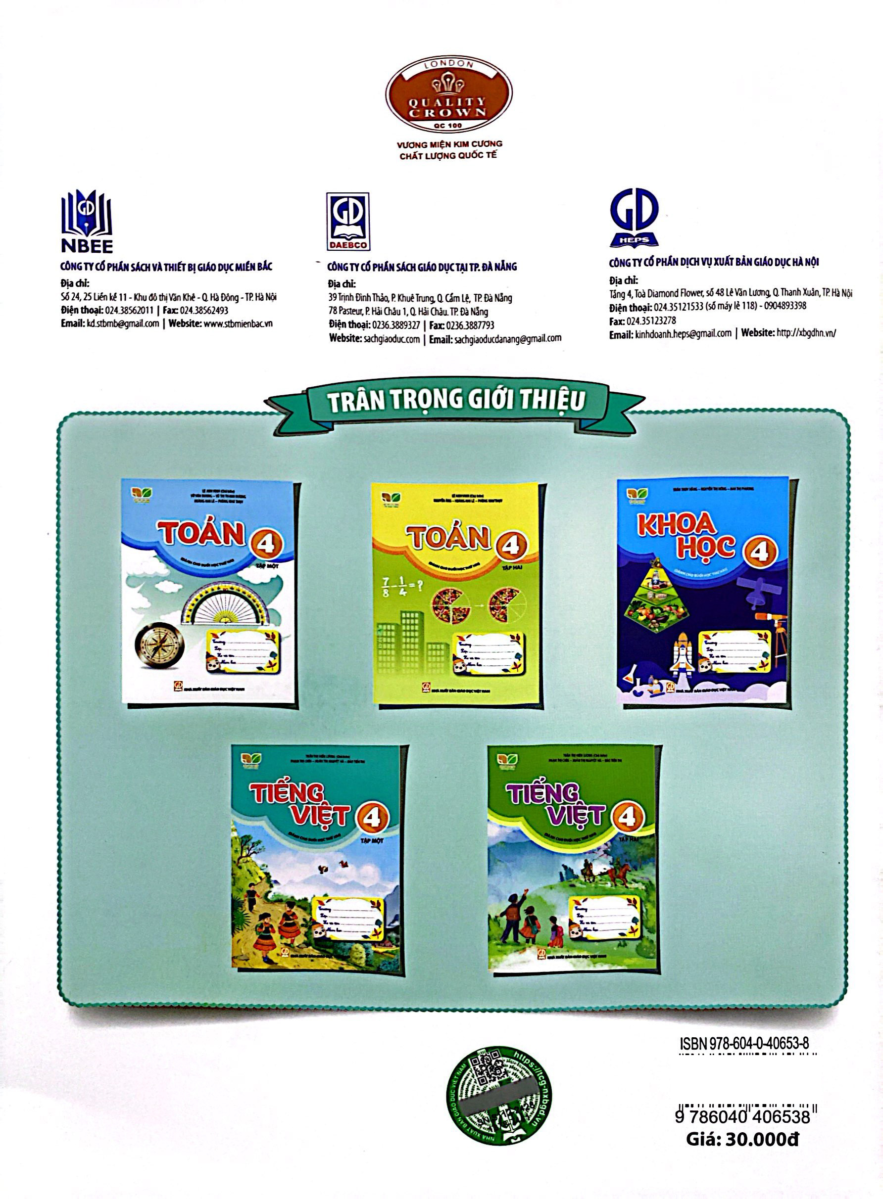 Bo
						
										
										Tieng Viet 4 - Tap 2 (Ket Noi) (Danh Cho Buoi Hoc Thu Hai)