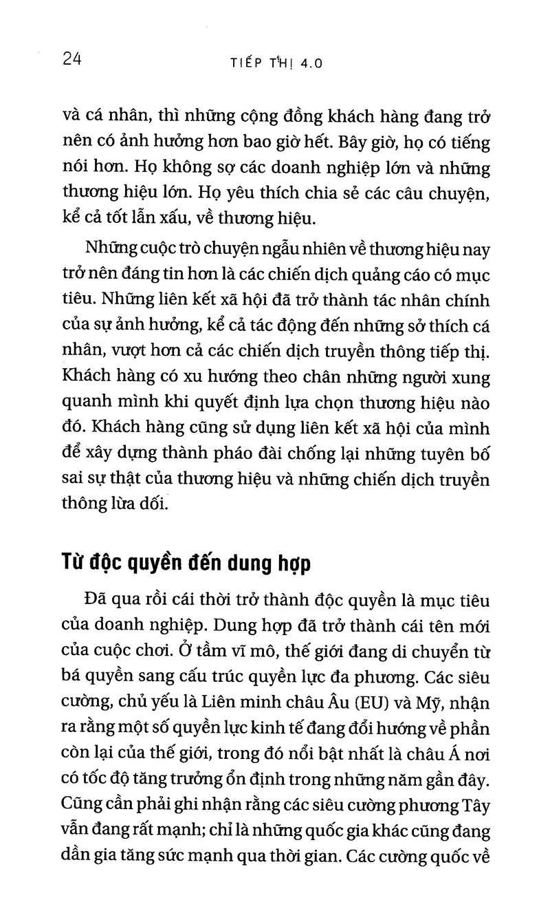 bộ tiếp thị 4.0 - dịch chuyển từ truyền thống sang công nghệ số (tái bản 2022)