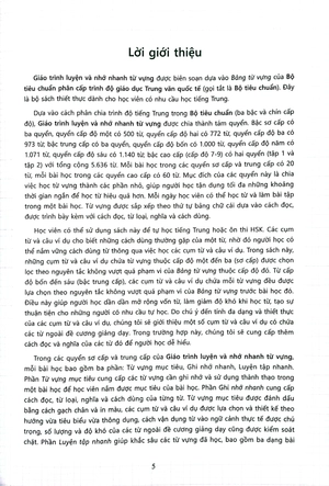 bộ tiêu chuẩn phân cấp trình độ giáo dục trung văn quốc tế - giáo trình luyện và nhớ nhanh từ vựng - cấp độ 5