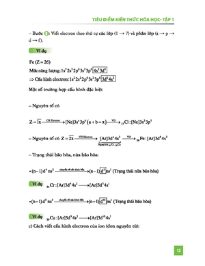 bộ tiêu điểm kiến thức hóa học - tập 1