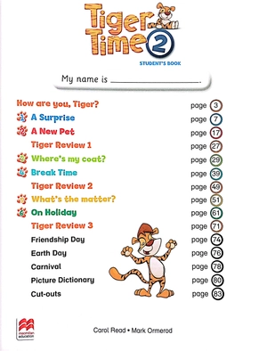 bộ tiger time level 2 student book + ebook pack