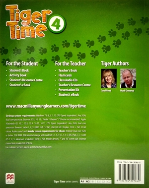 bộ tiger time level 4 student book + ebook pack