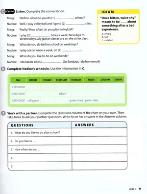 bộ time zones 2 student book & ol workbook sticker code