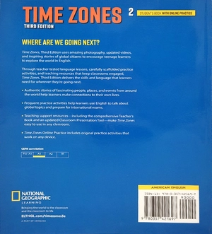 bộ time zones 2: student's book with online practice and studentℹs ebook