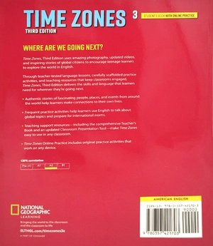 bộ time zones 3: student's book with online practice and studentℹs ebook