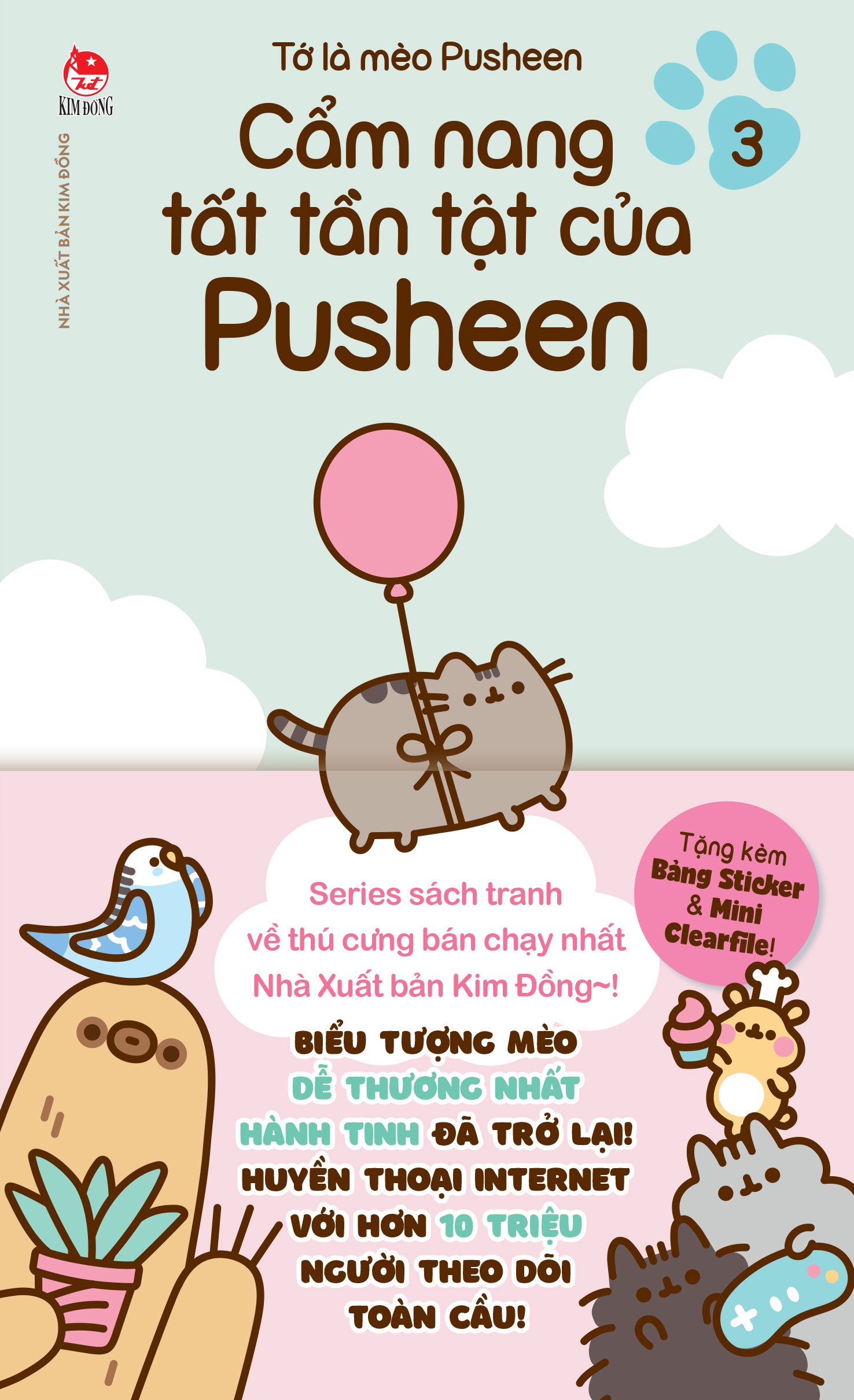 Bo
						
										
										To La Meo Pusheen - Tap 3 - Cam Nang Tat Tan Tat Cua Pusheen - Tang Kem Bang Sticker + Mini Clearfile
