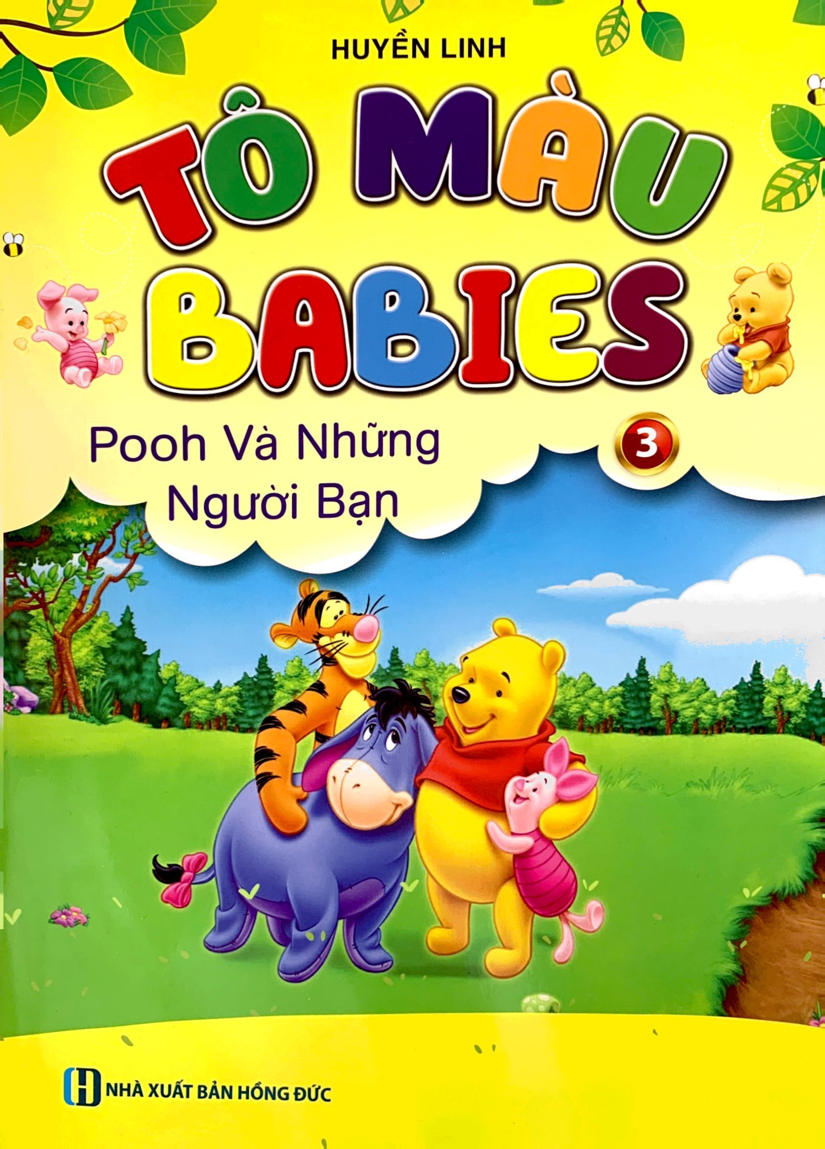 bộ tô màu babies 3 - pooh và những người bạn