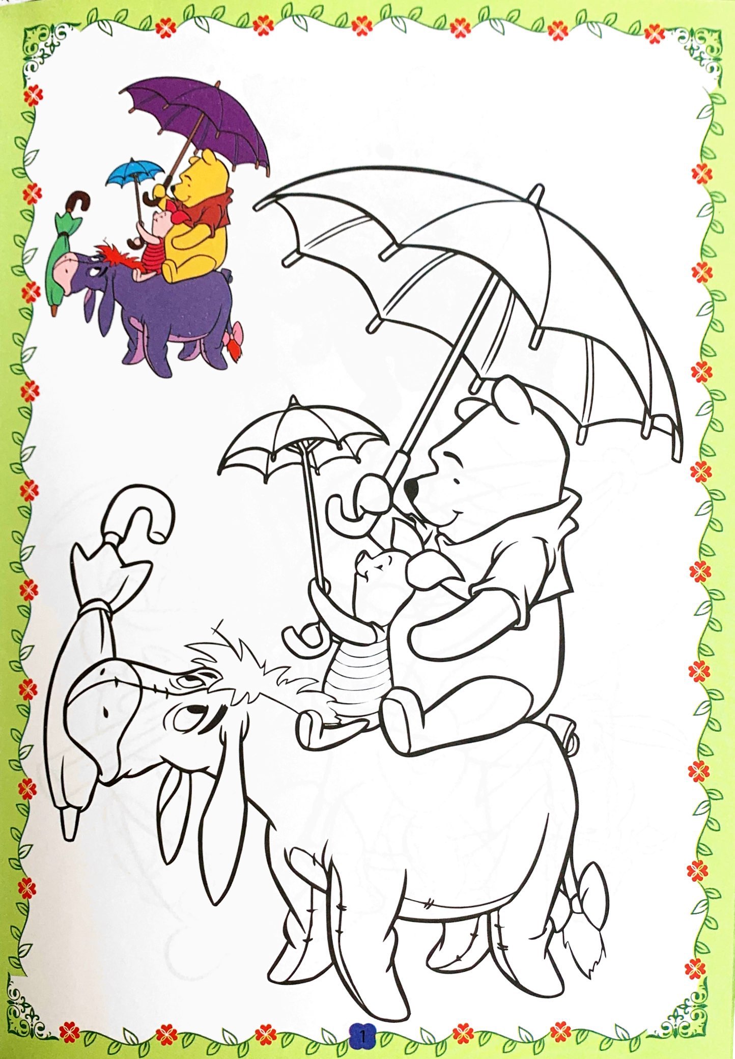 bộ tô màu babies 3 - pooh và những người bạn