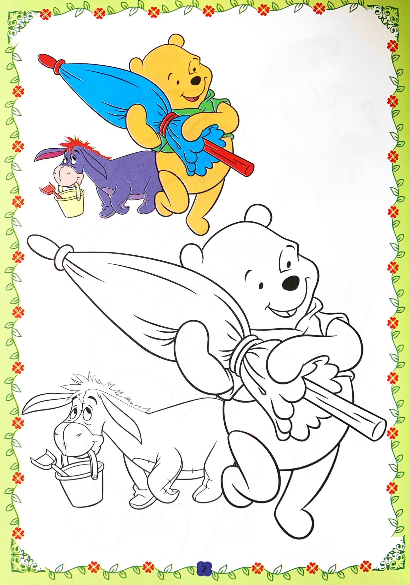 bộ tô màu babies 3 - pooh và những người bạn