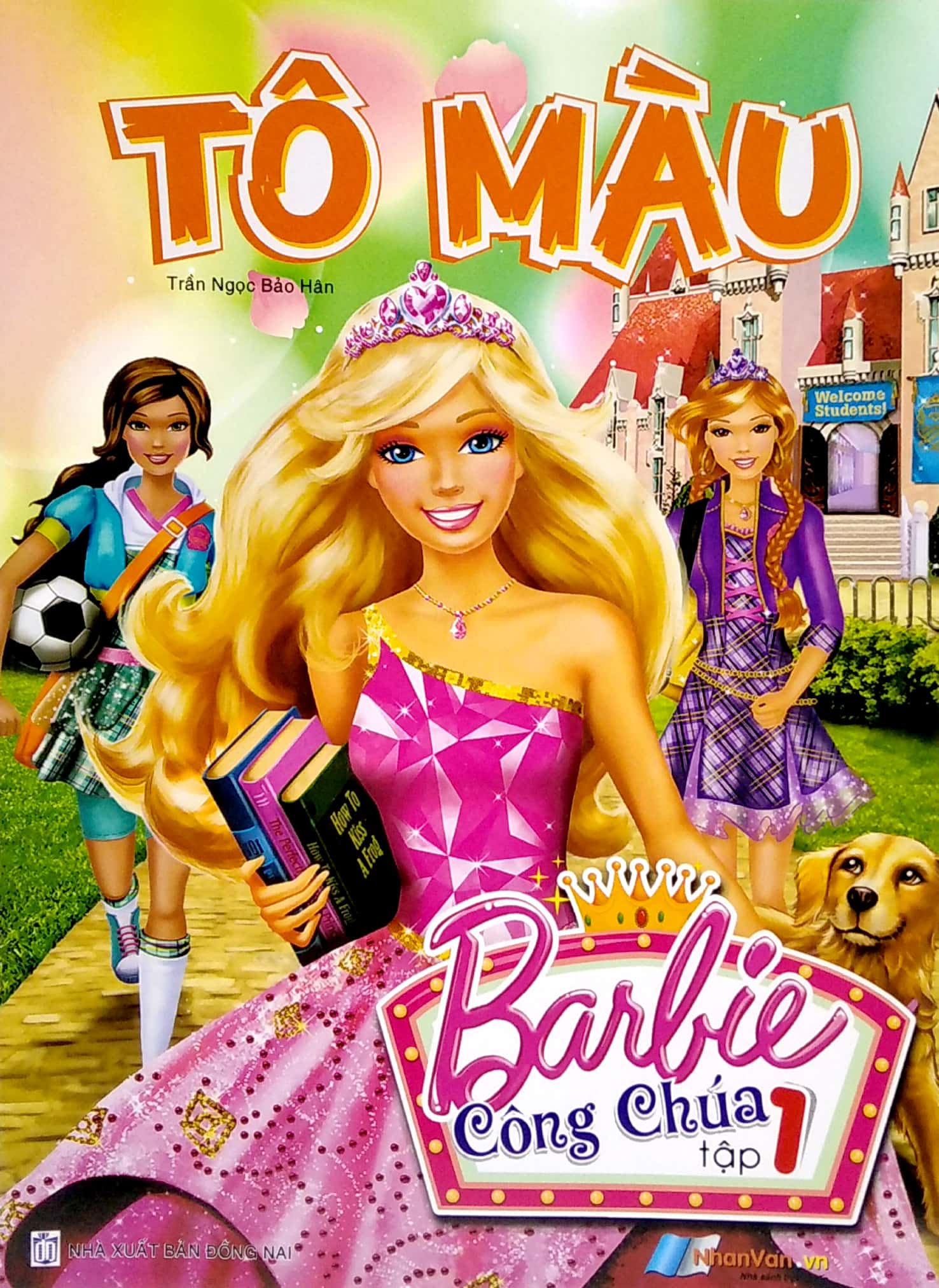 bộ tô màu barbie công chúa - tập 1