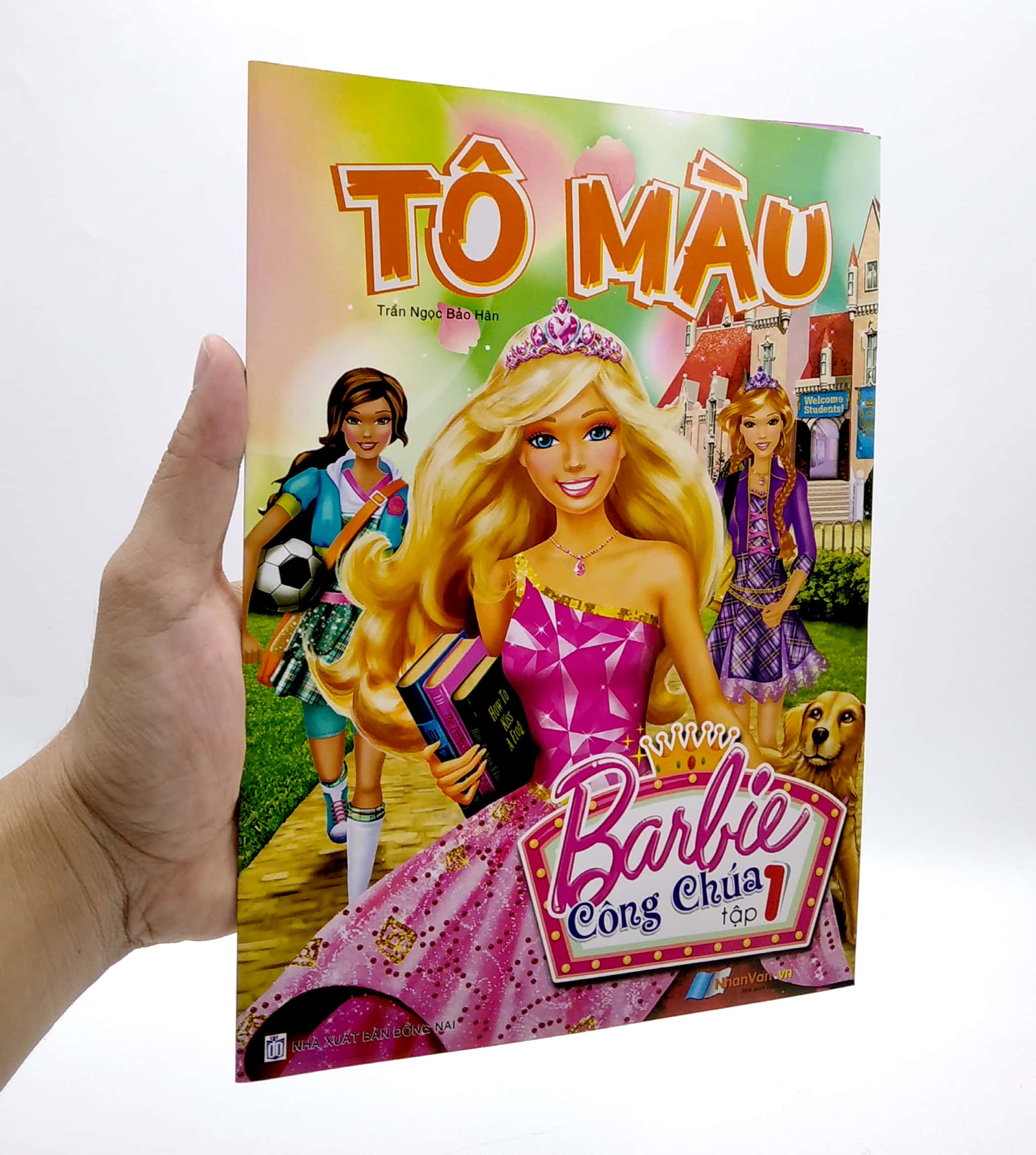 bộ tô màu barbie công chúa - tập 1