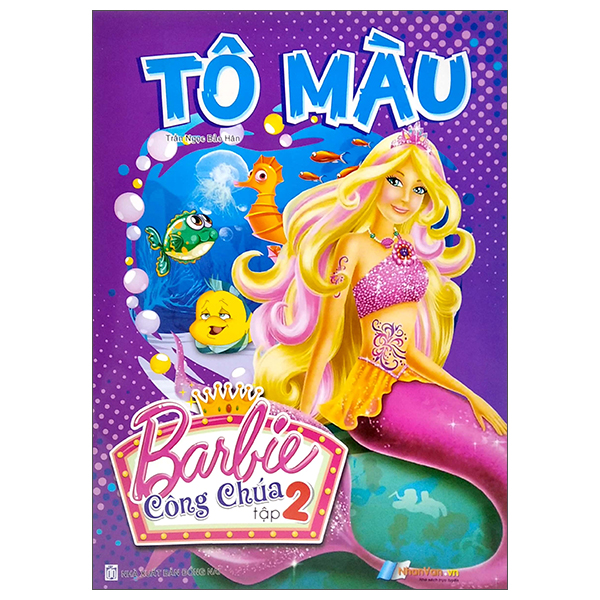 bộ tô màu barbie công chúa - tập 2