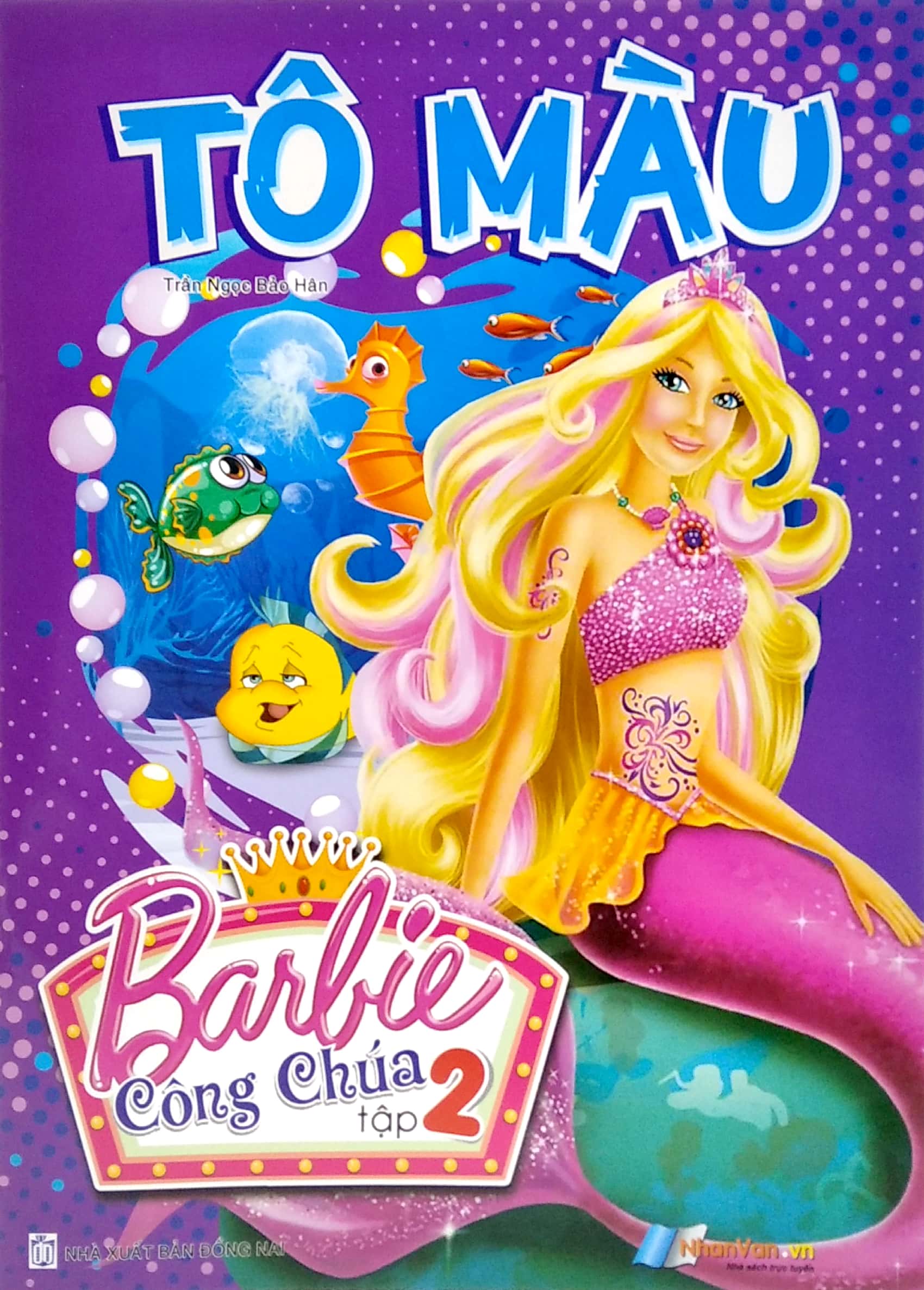 bộ tô màu barbie công chúa - tập 2