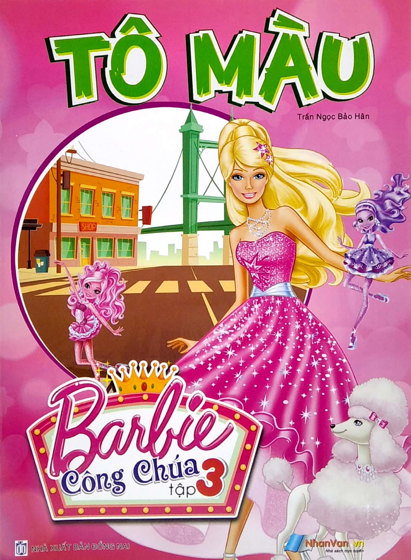 bộ tô màu barbie công chúa - tập 3