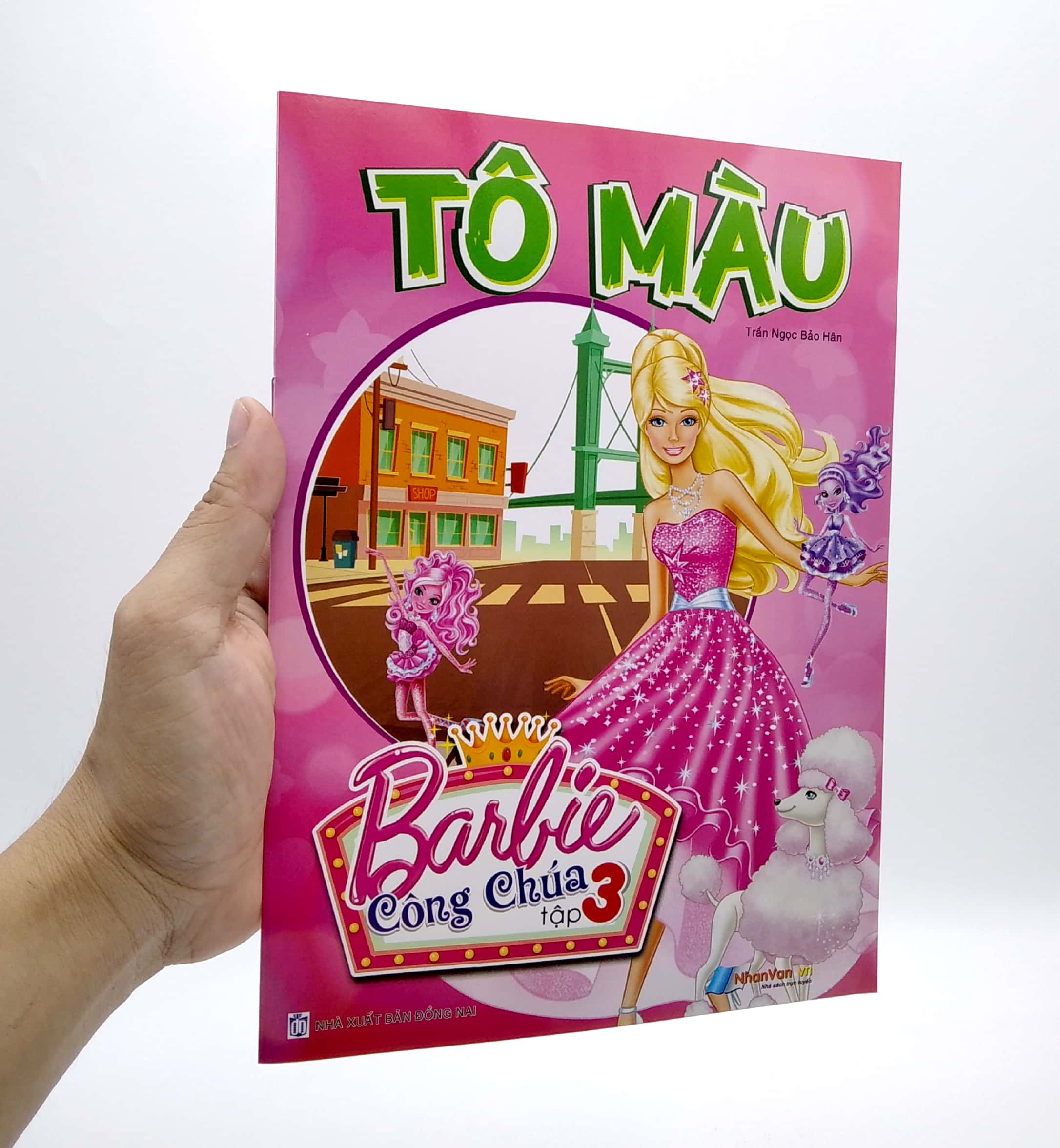 bộ tô màu barbie công chúa - tập 3