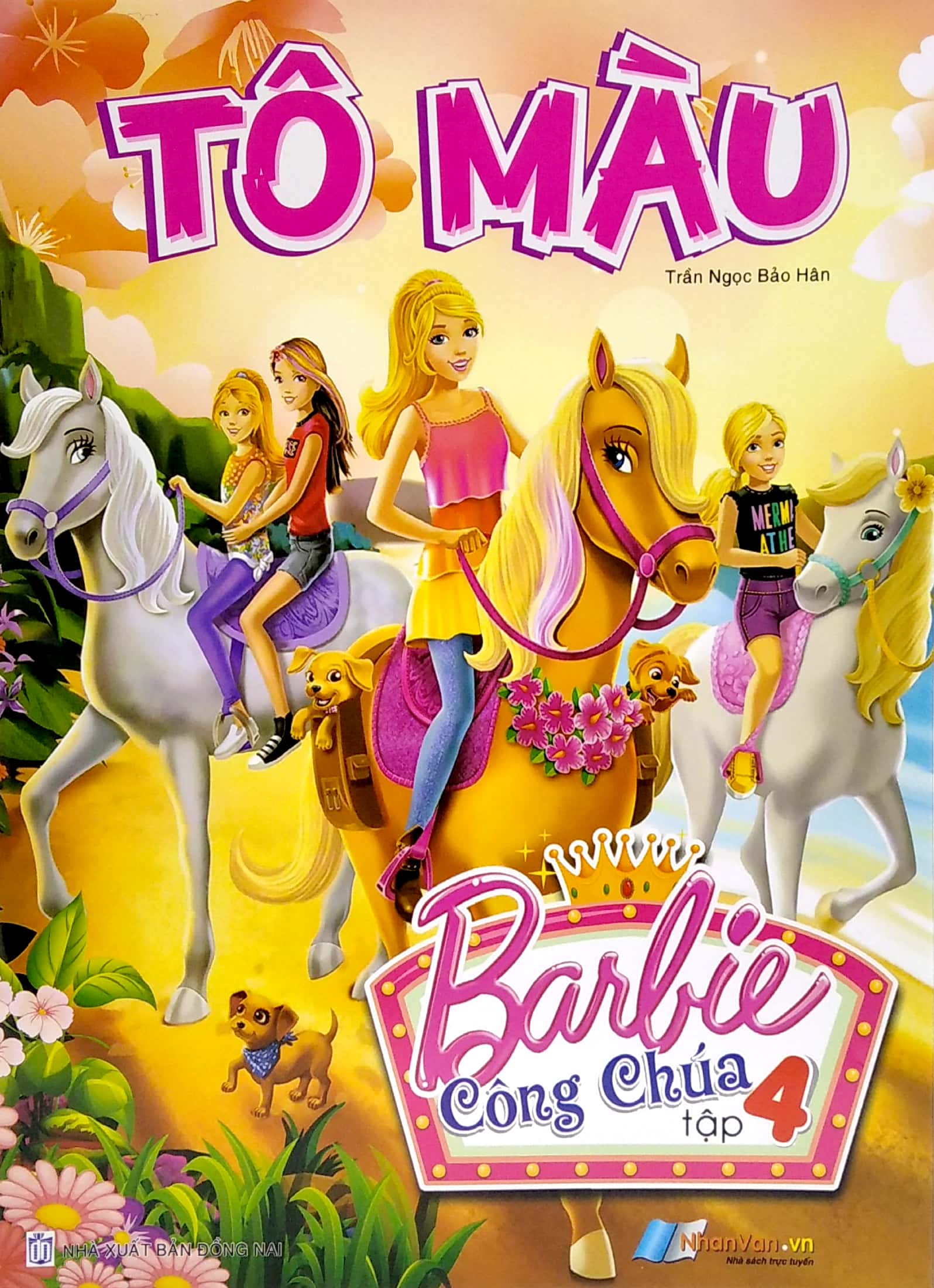 bộ tô màu barbie công chúa - tập 4