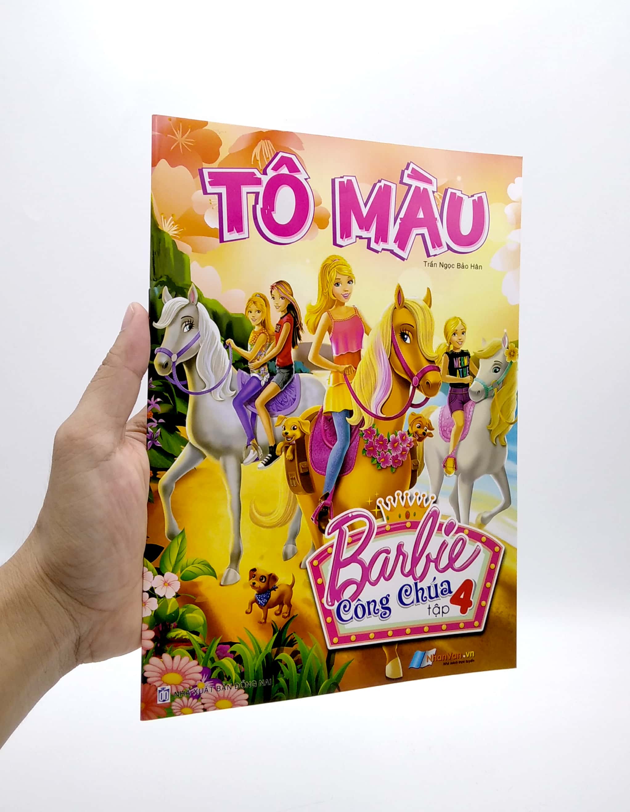 bộ tô màu barbie công chúa - tập 4