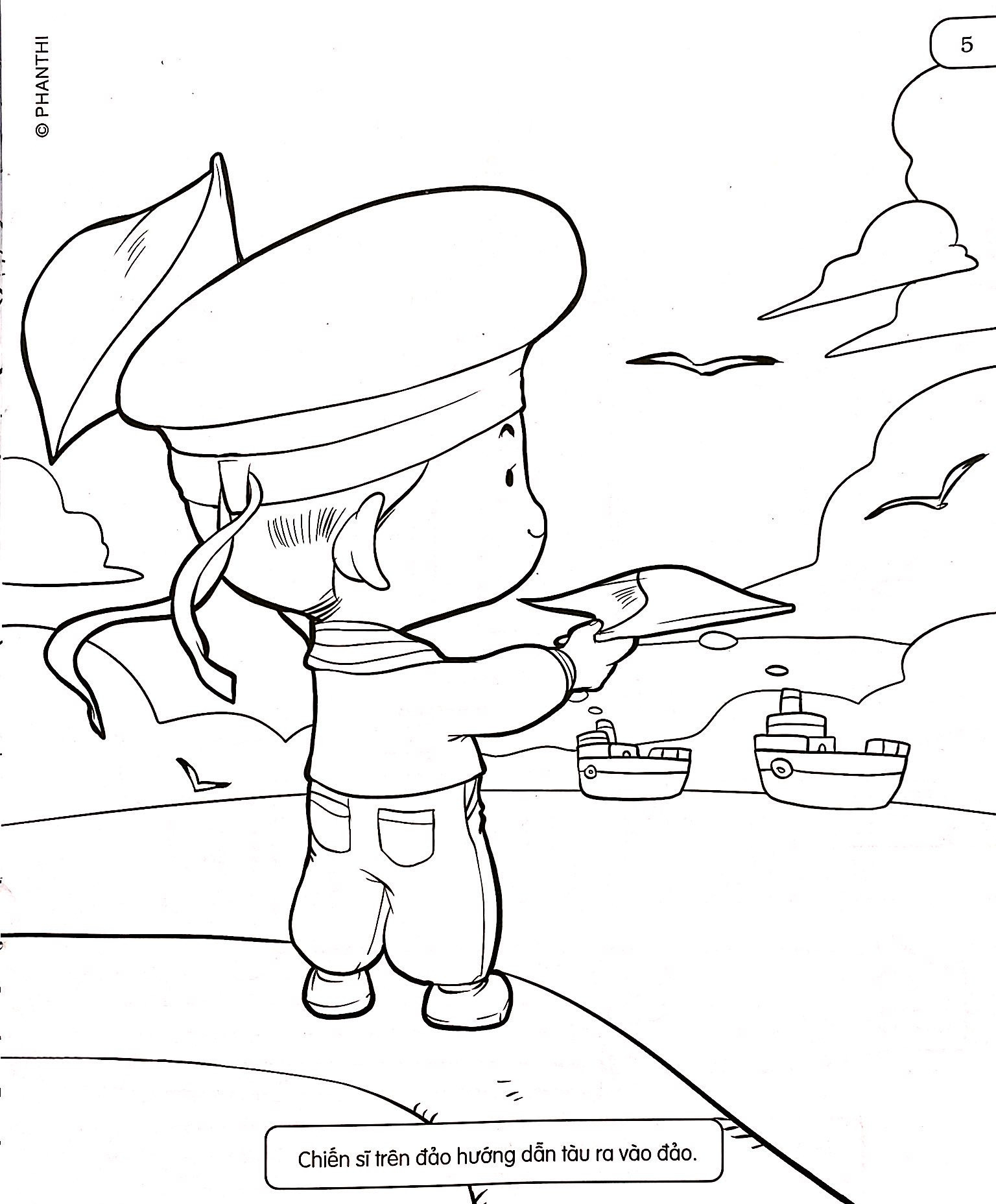 bộ tô màu biển đảo tổ quốc em 1 - tự hào biển đảo