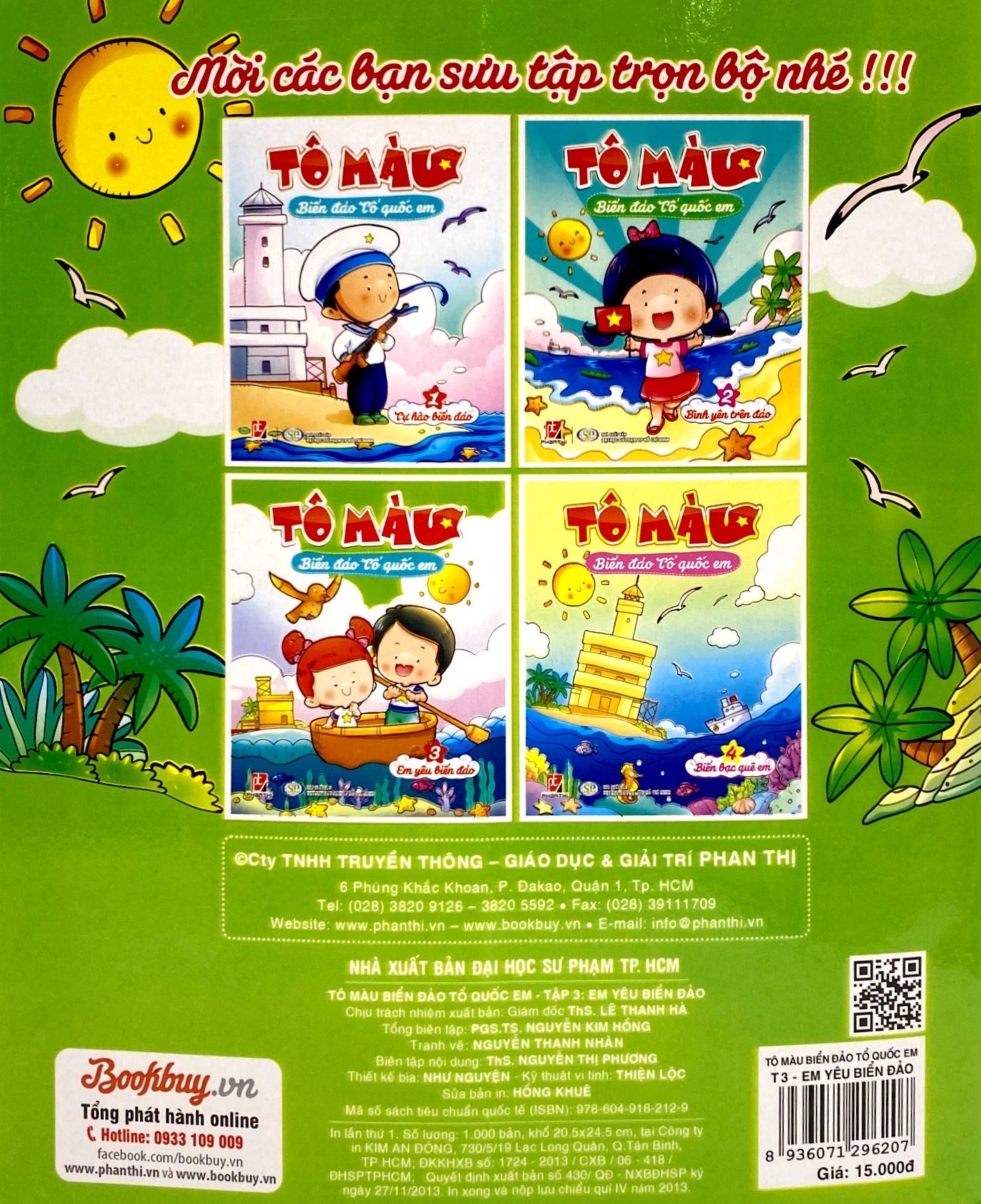 bộ tô màu biển đảo tổ quốc em 3 - em yêu biển đảo