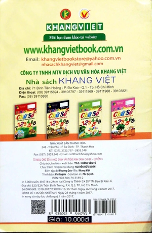 bộ tô màu chữ số và học đánh vần tiếng anh dành cho bé (quyển 3)