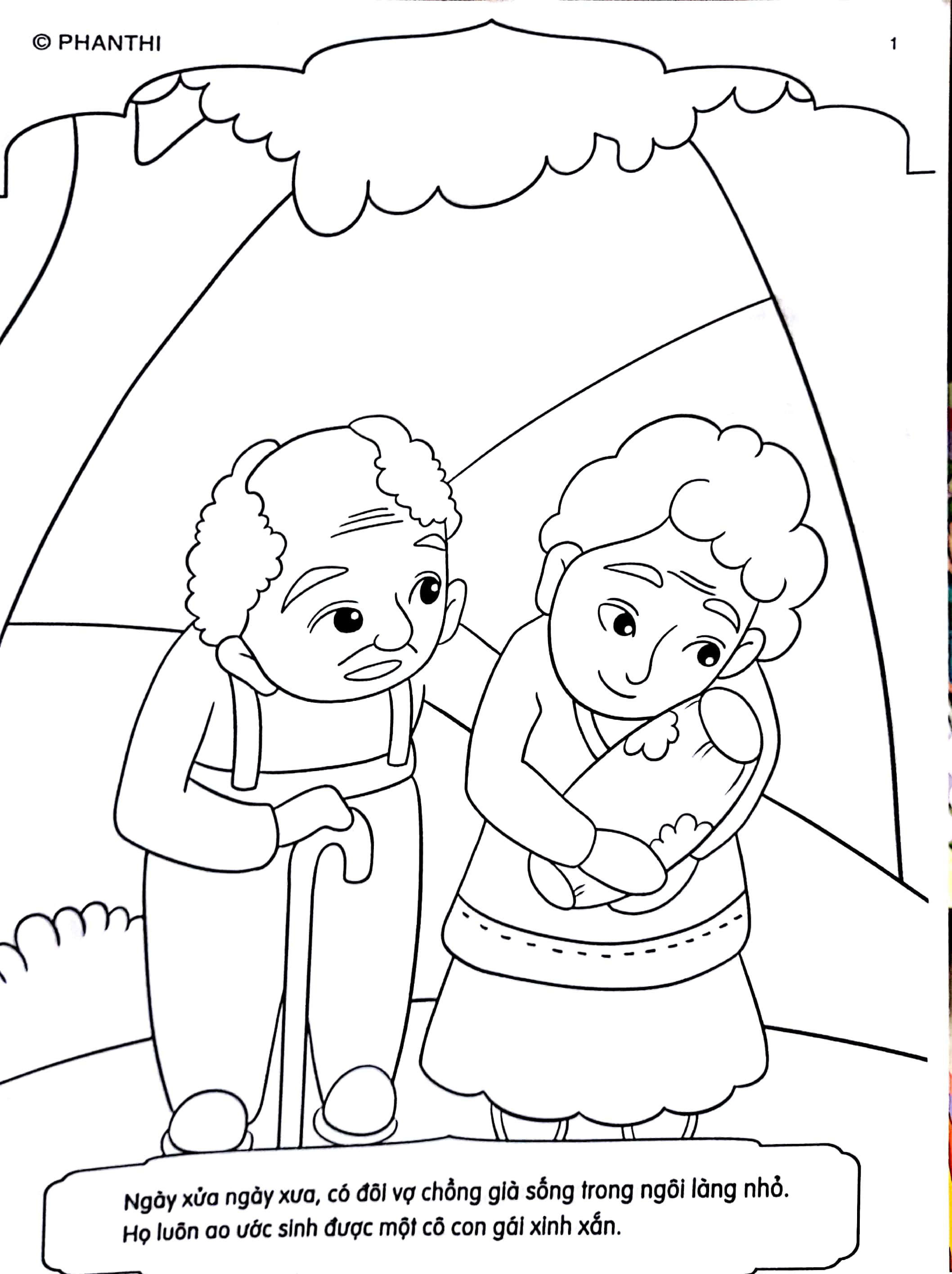 bộ tô màu cổ tích công chúa - tập 4: người đẹp tóc mây